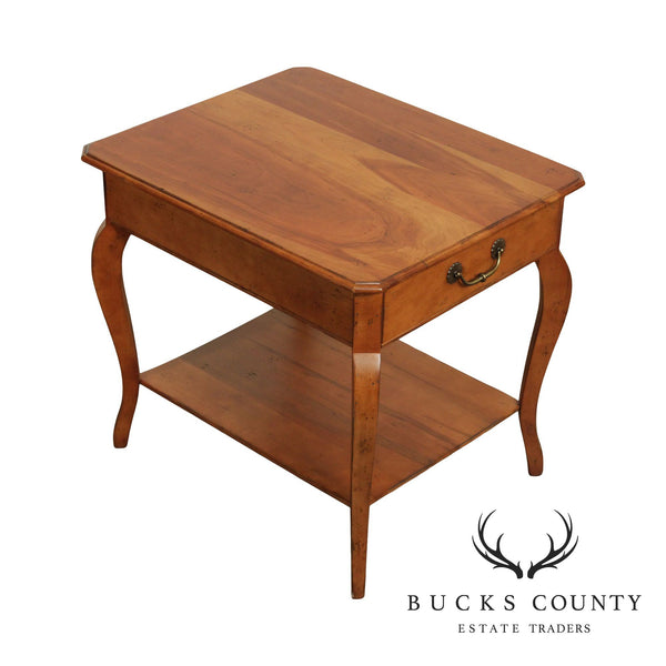 Superior Furniture French Country Style Cherry One Drawer Side Table