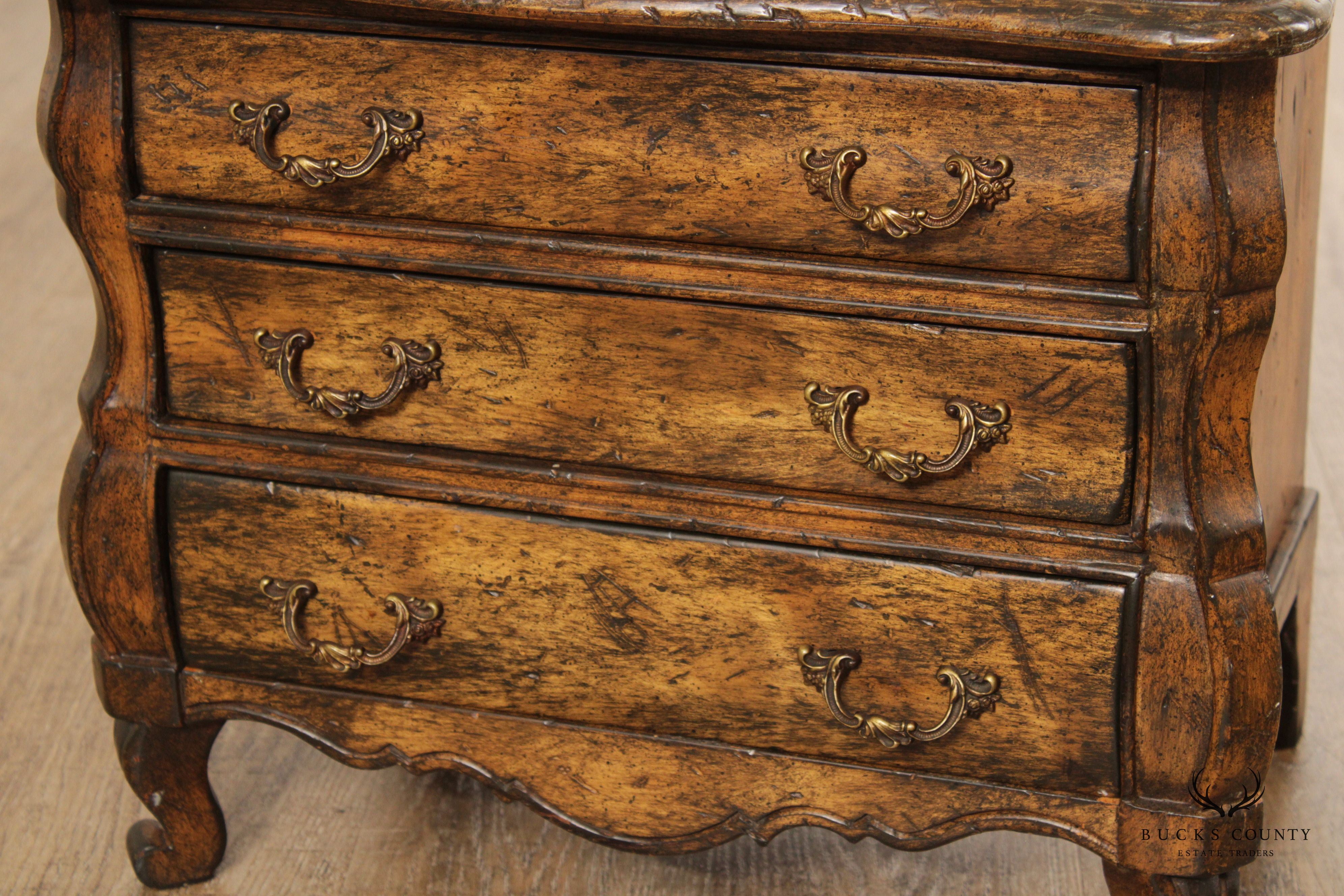 French Louis XV Style Petite Chest of Drawers