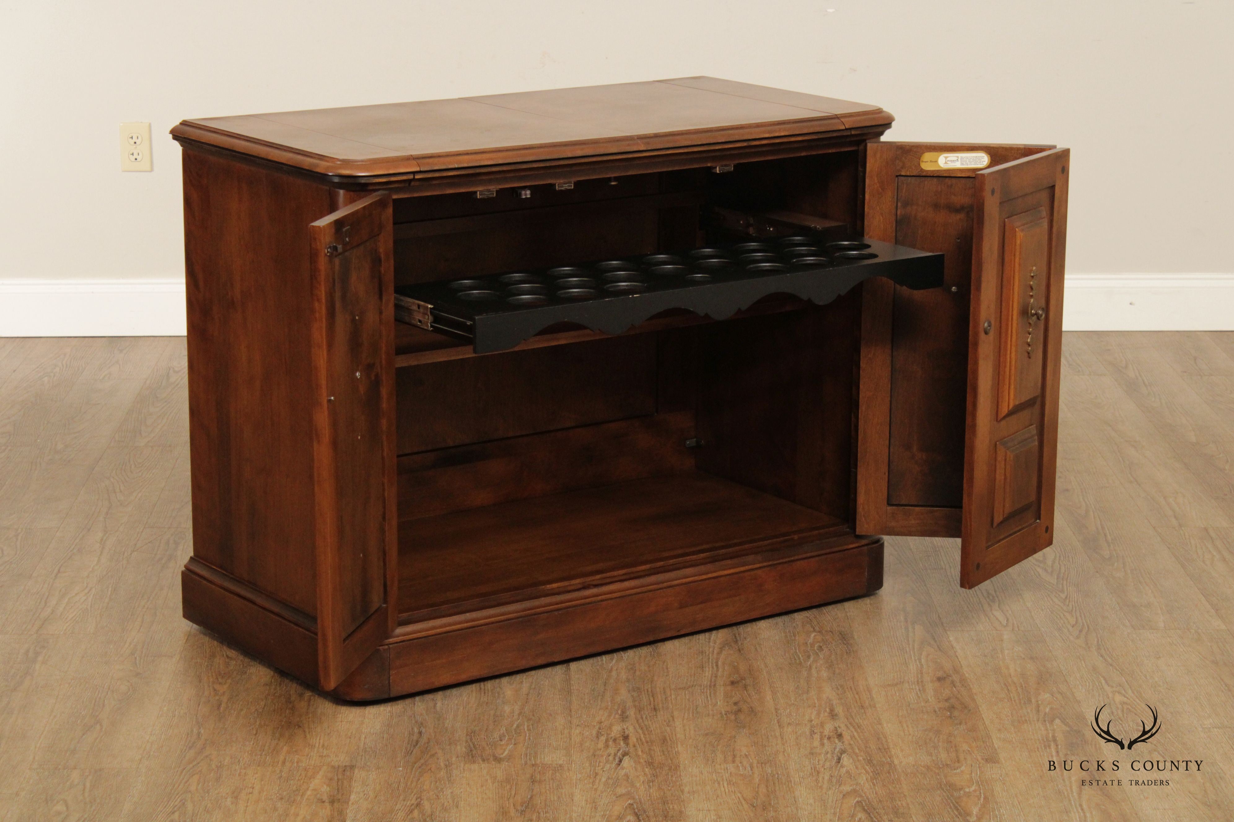 Temple Stuart Vintage Maple  Flip-Top Server Bar