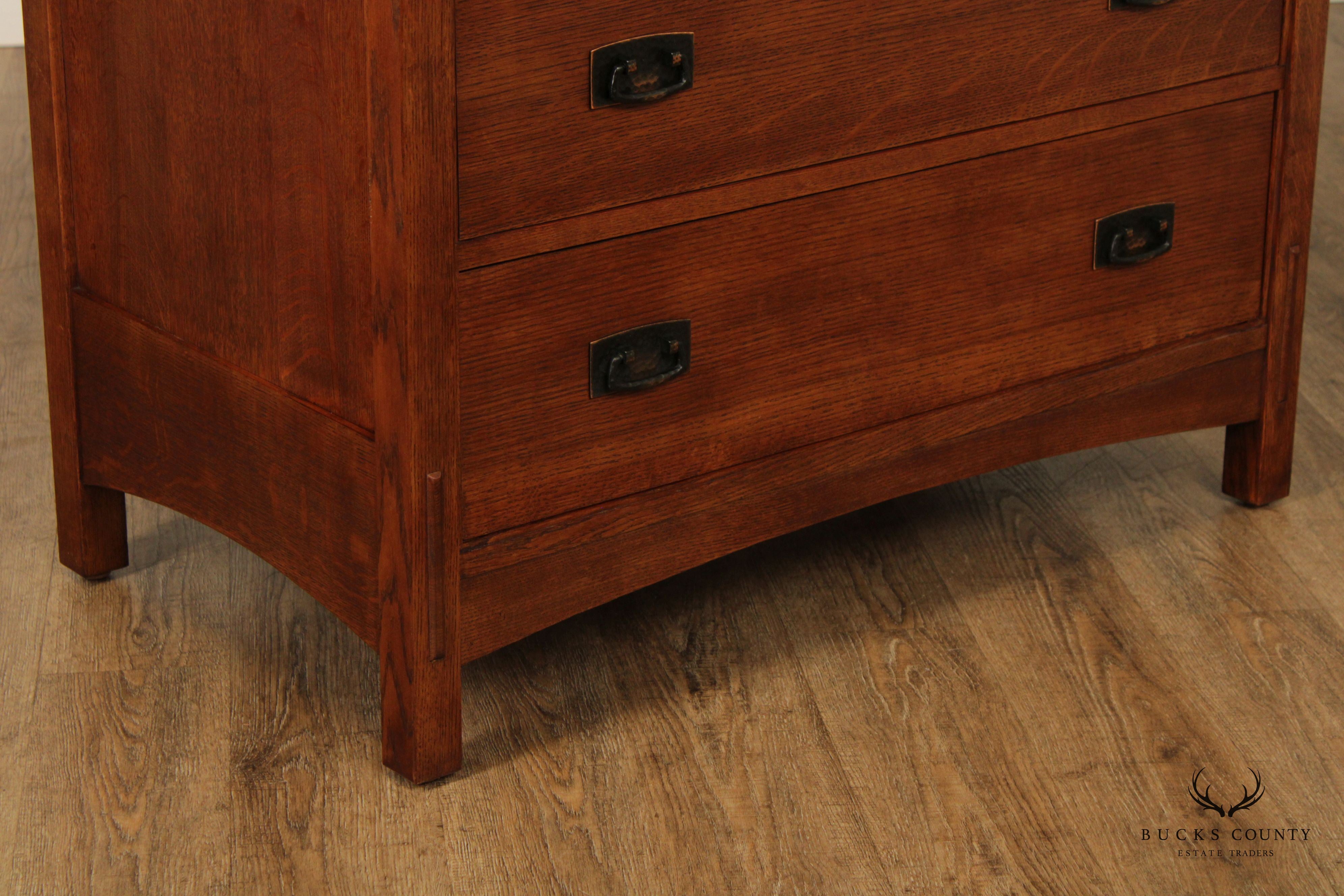 Stickley Mission Collection Oak Media Door Chest