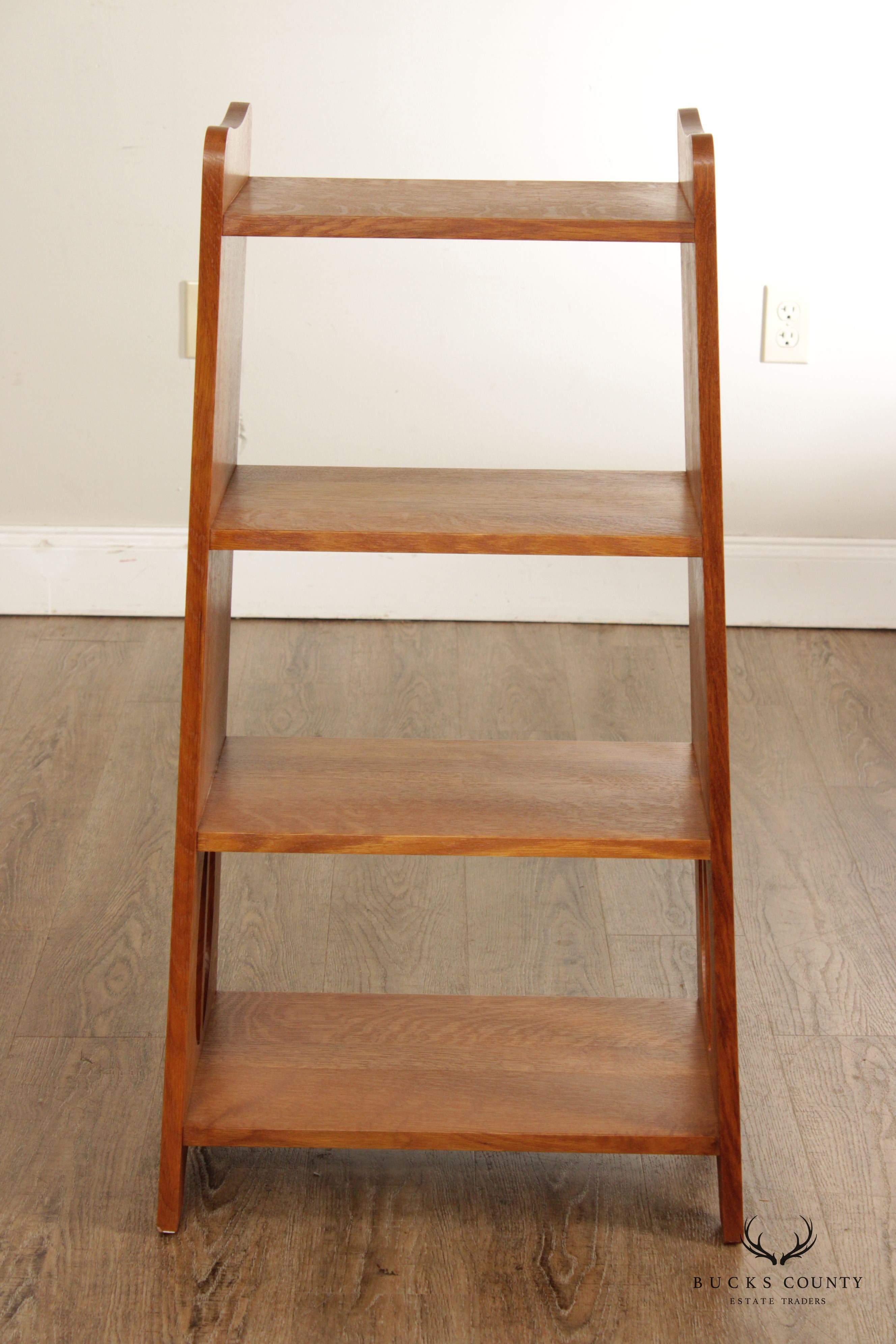 Stickley Mission Style Oak Limbert Magazine Stand or Open Bookcase