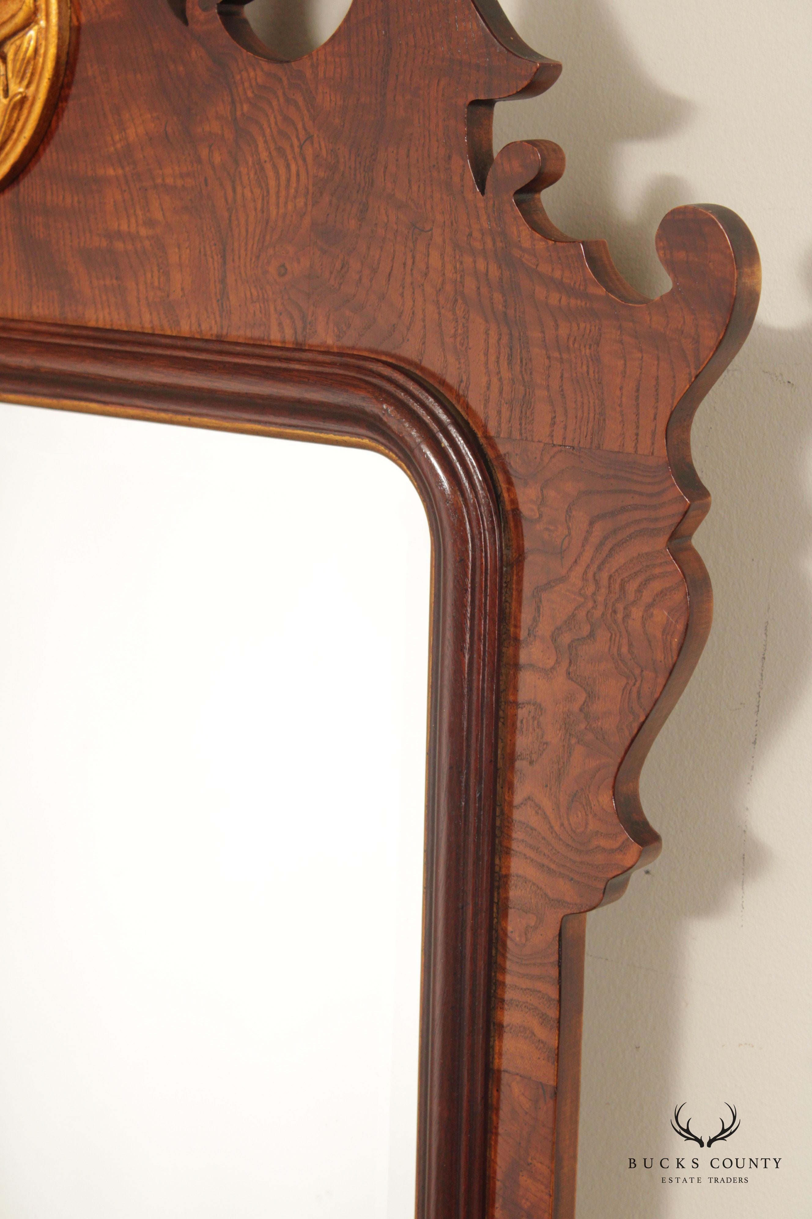 Henredon Chippendale Style Carved Mahogany 'Aston Court' Mirror