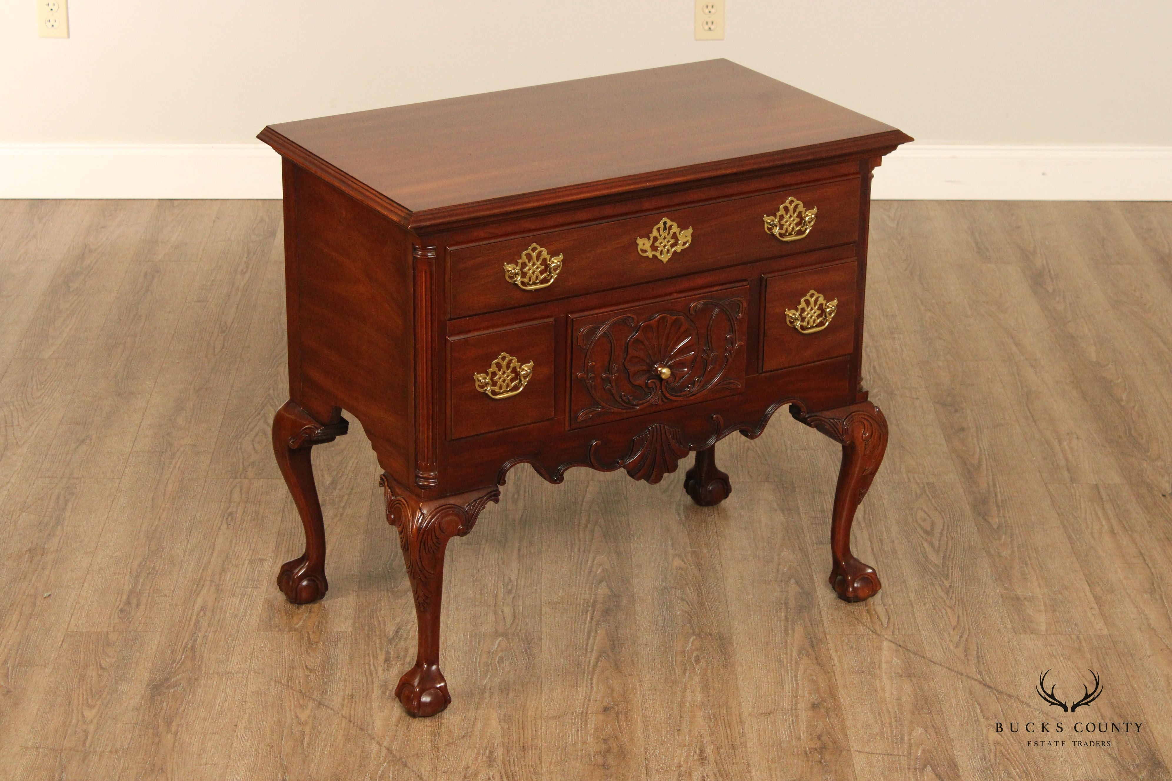 Councill Craftsmen Chippendale Style Mahogany Lowboy