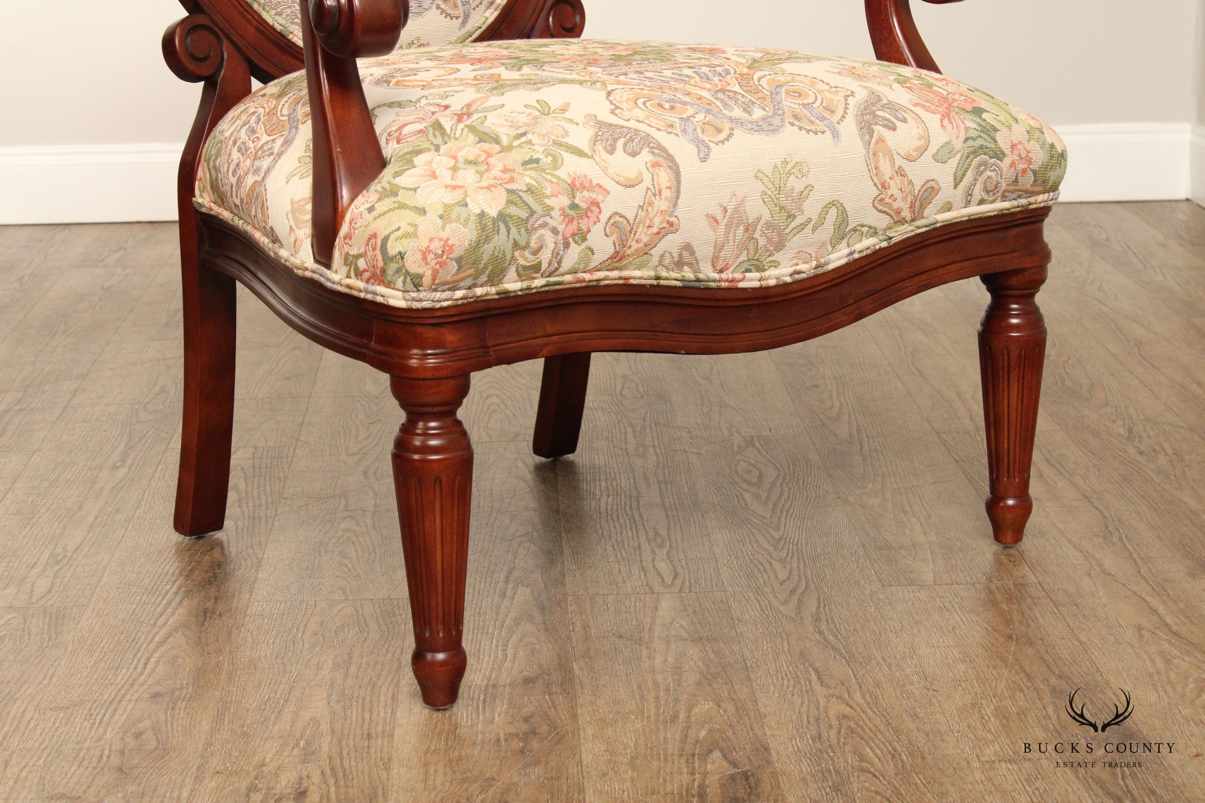 French Louis XVI Style Arm Chair