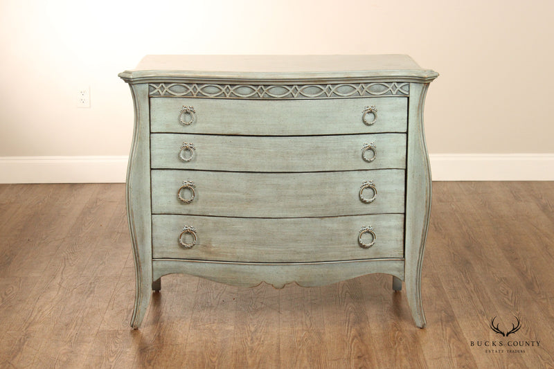 Lexington 'Lynn Hollyn at Home'  French Country Style Paint Decorated Chest of Drawers