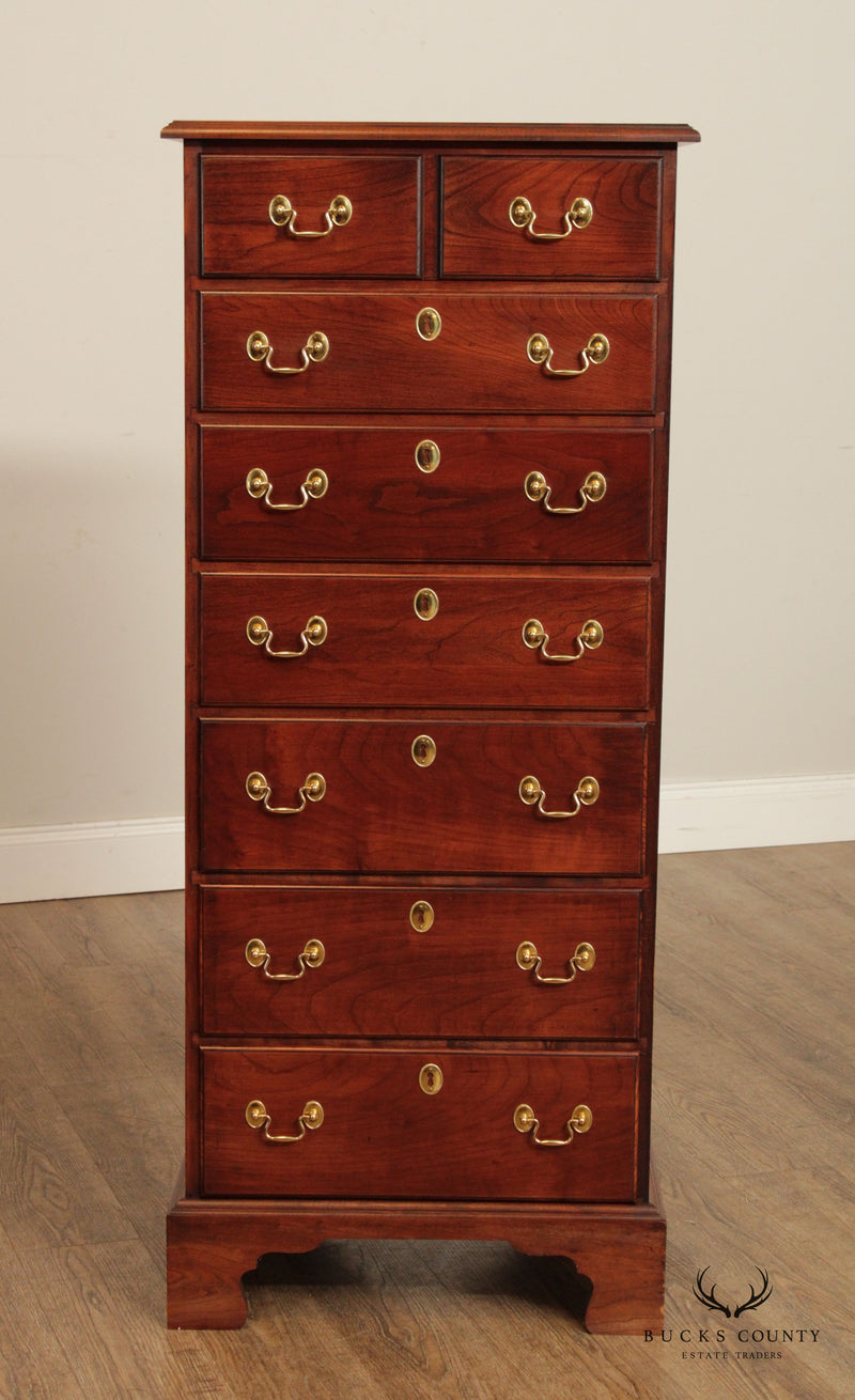 Chippendale Style Cherry Lingerie Chest Semainier