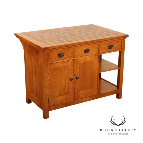 Stickley 2024 kitchen island