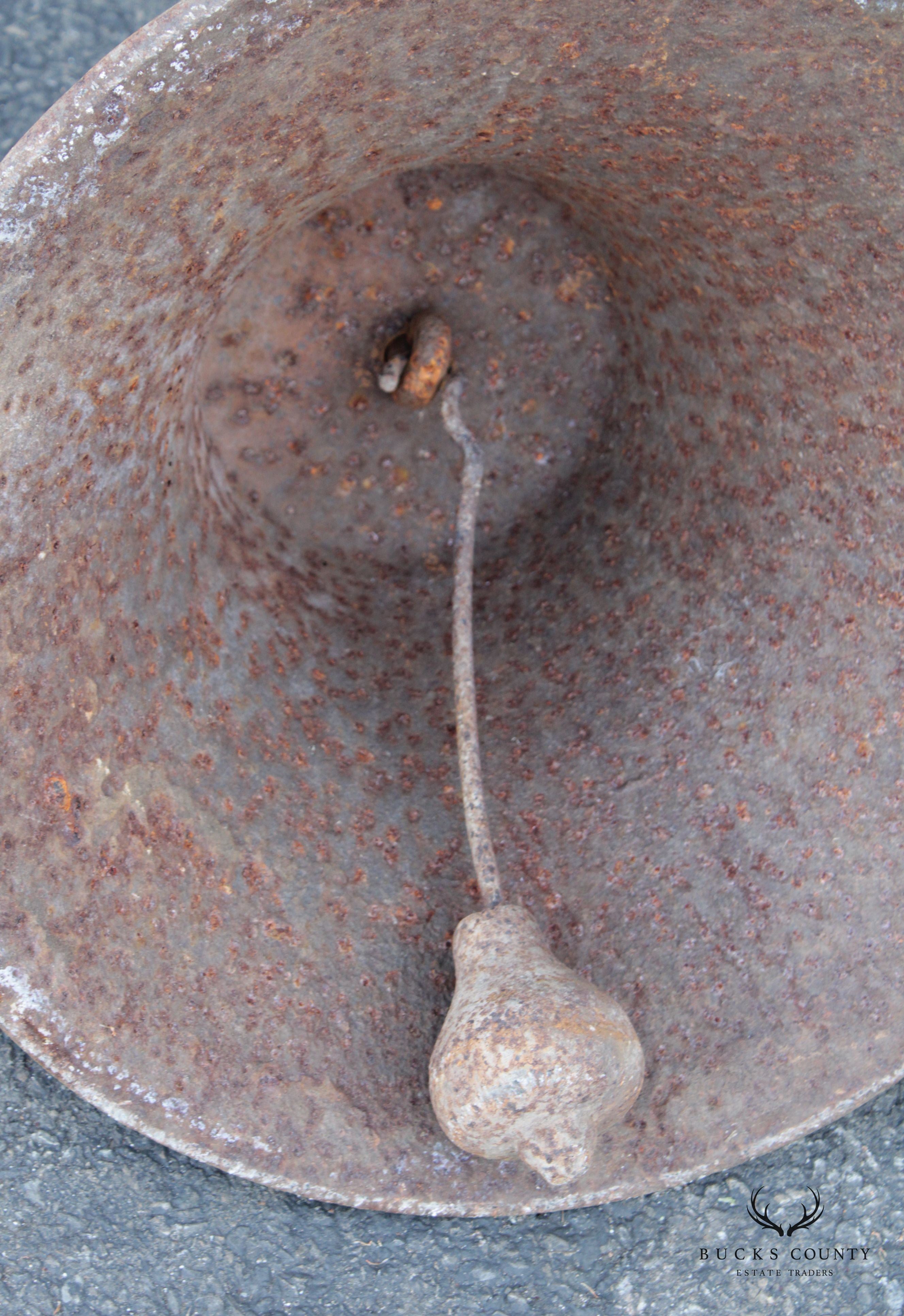 Antique 19th C. American Cast Iron Bell