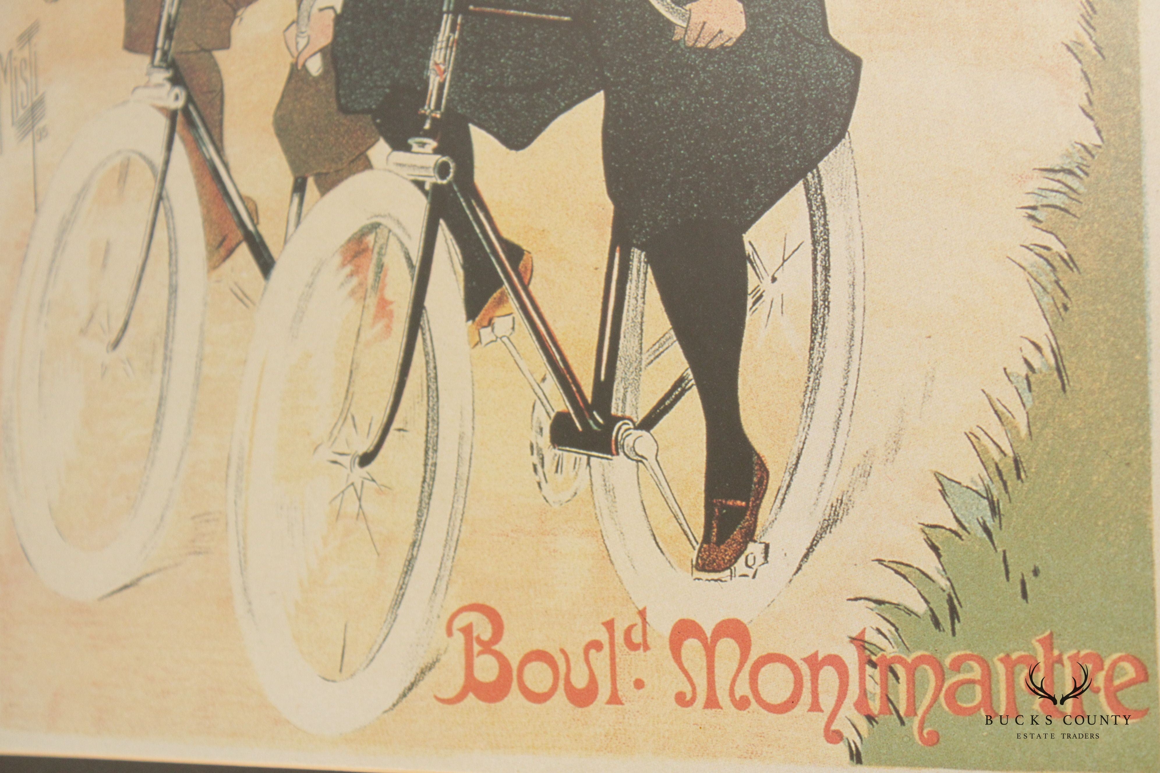 Vintage 'Cycles Gladiator Boul. Montmartre' Poster Print, After Ferdinand Misti-Mifliez