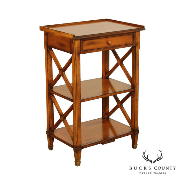 Accents Beyond Rustic Style X-Base End Table