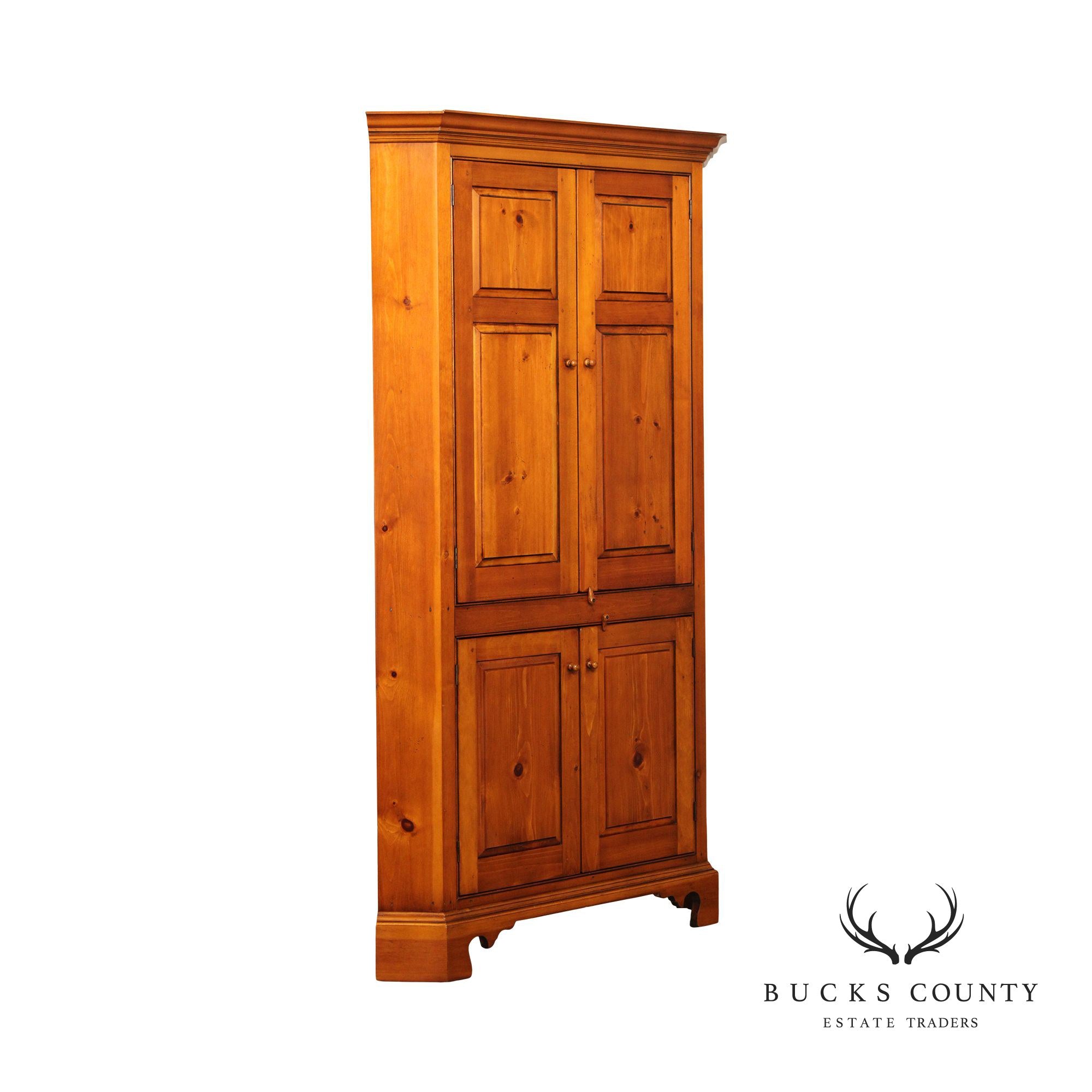 William Draper 'Country Classics' Pine Corner Cupboard