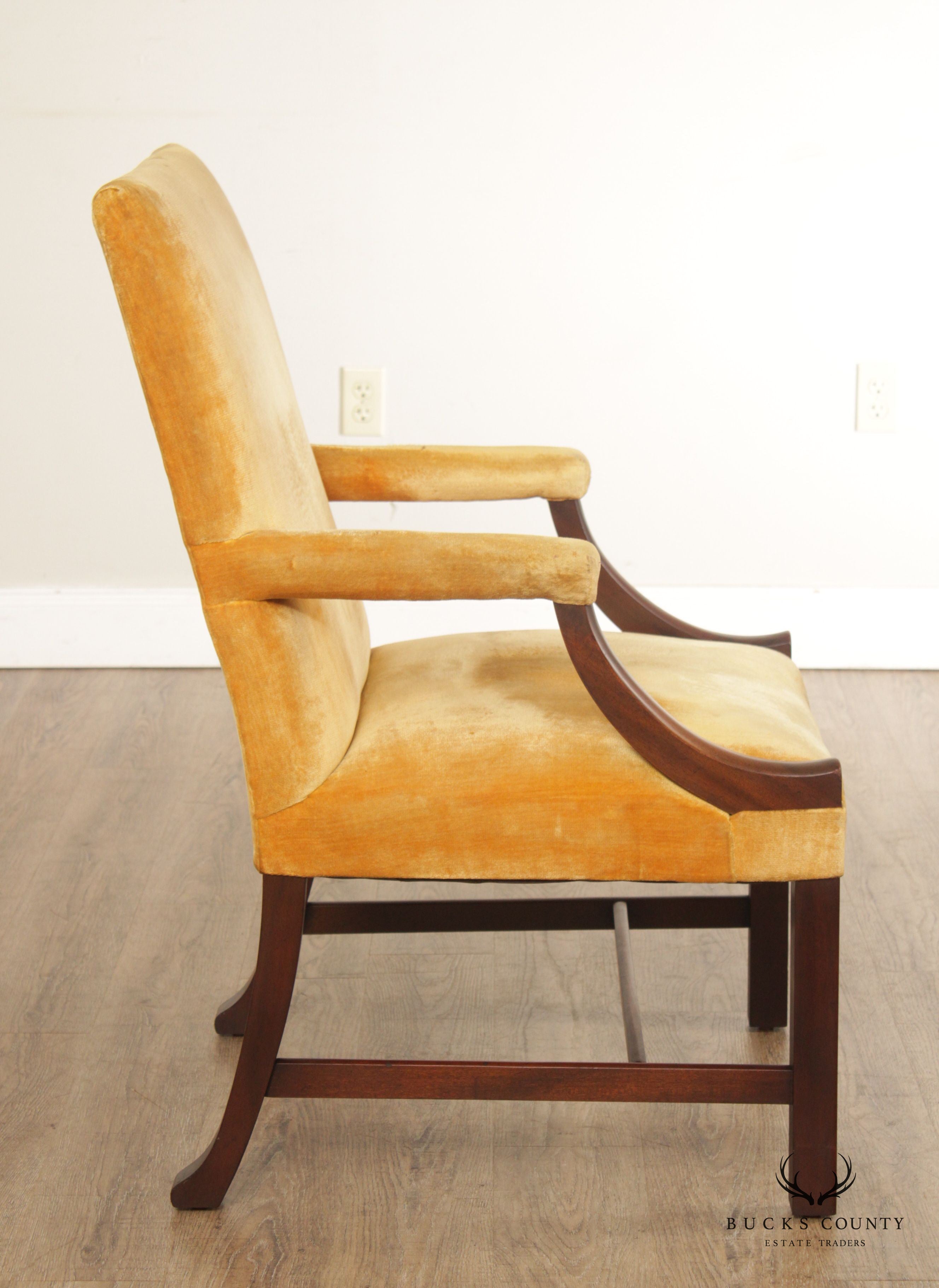 Kittinger Williamsburg Adaptation Mahogany Lolling Chair