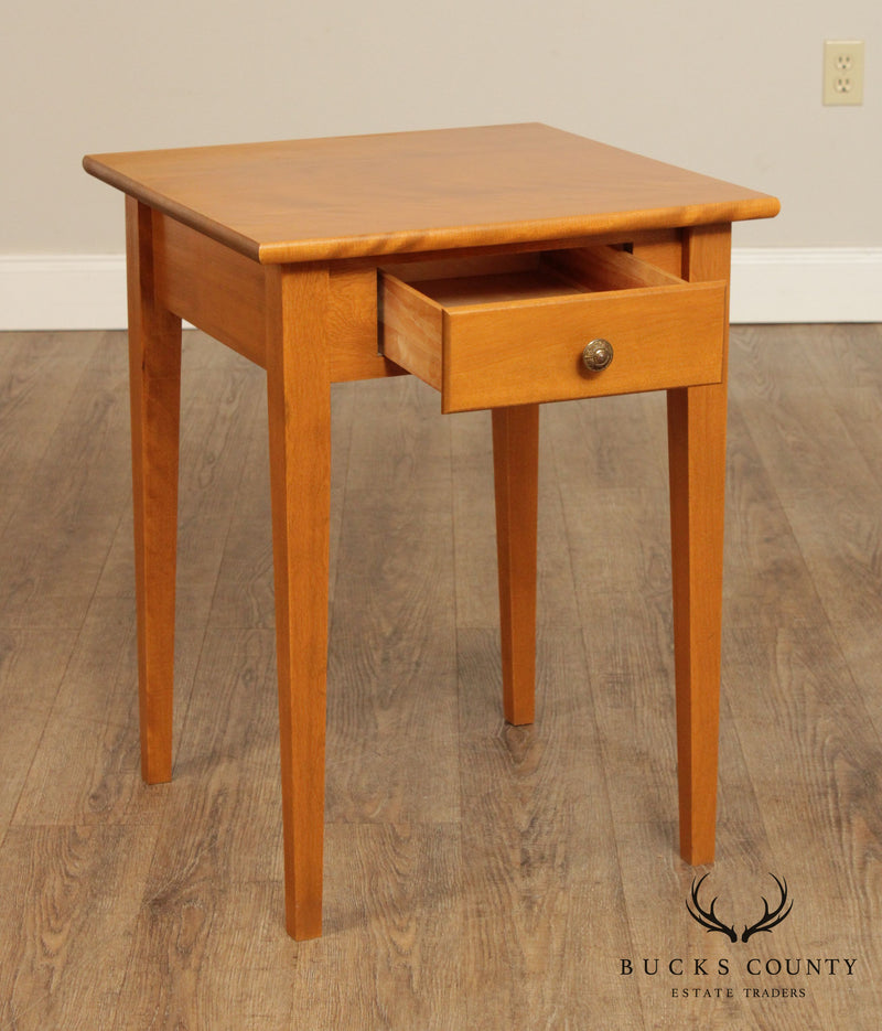 College Woodwork Shaker Style Birch Side Table