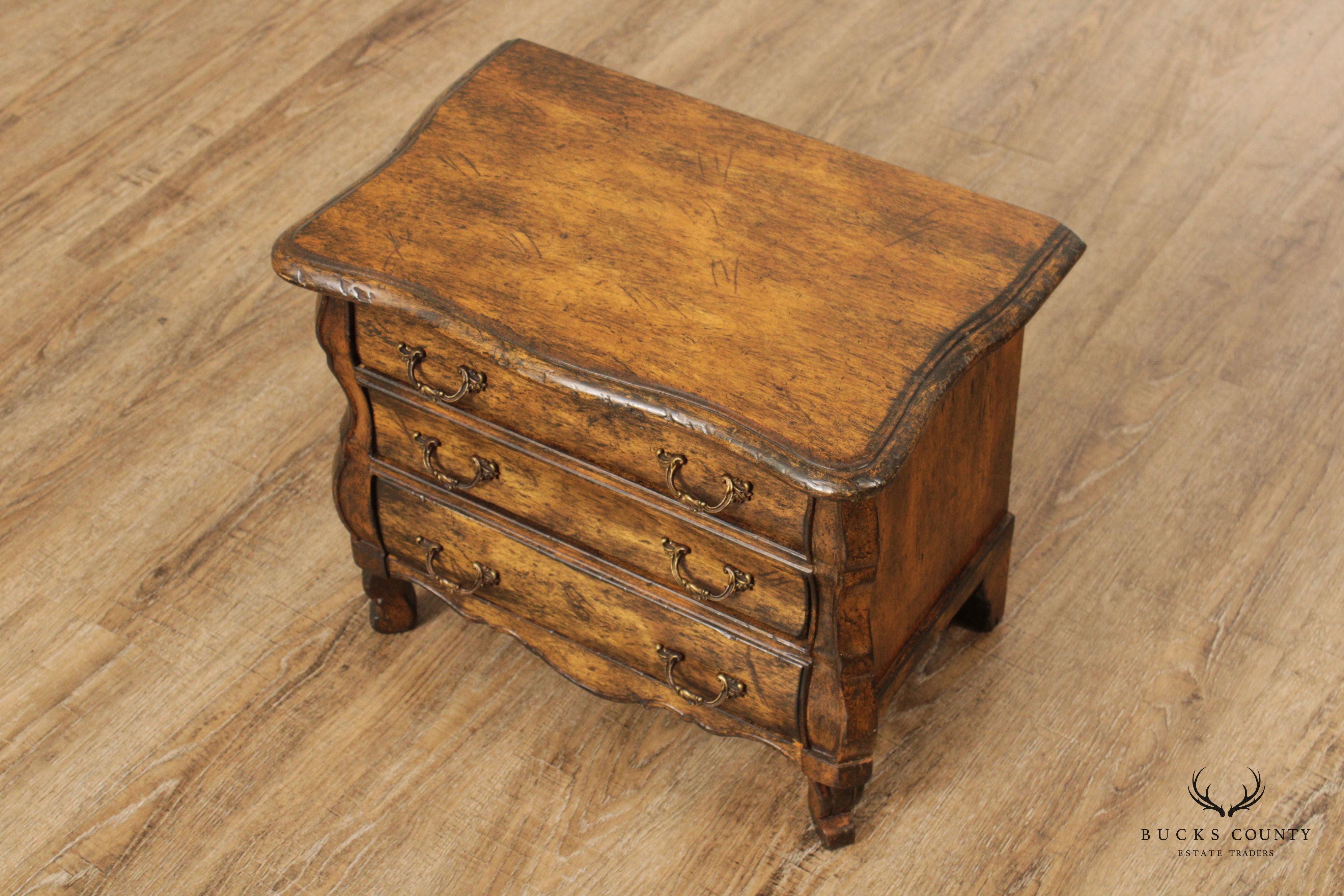 French Louis XV Style Petite Chest of Drawers