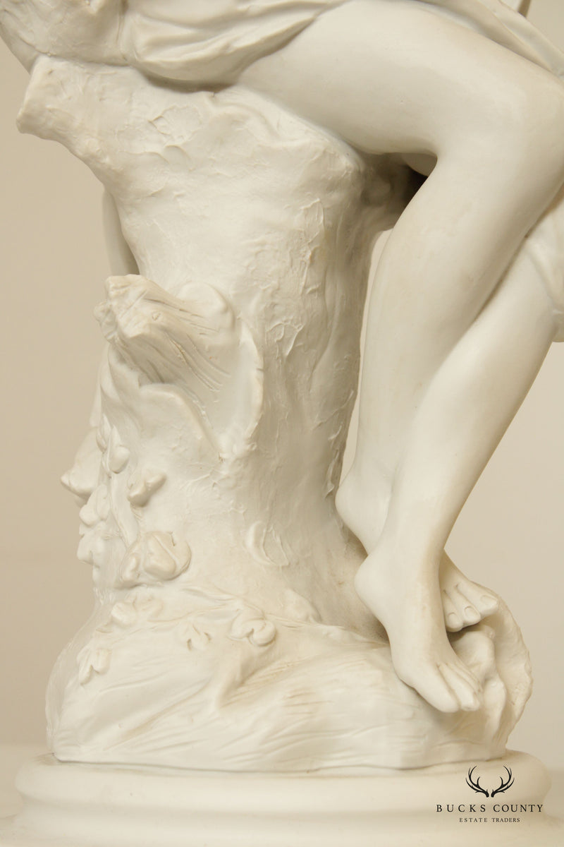 'La Cigale' Figural Nude Sculpture after Luca Madrassi