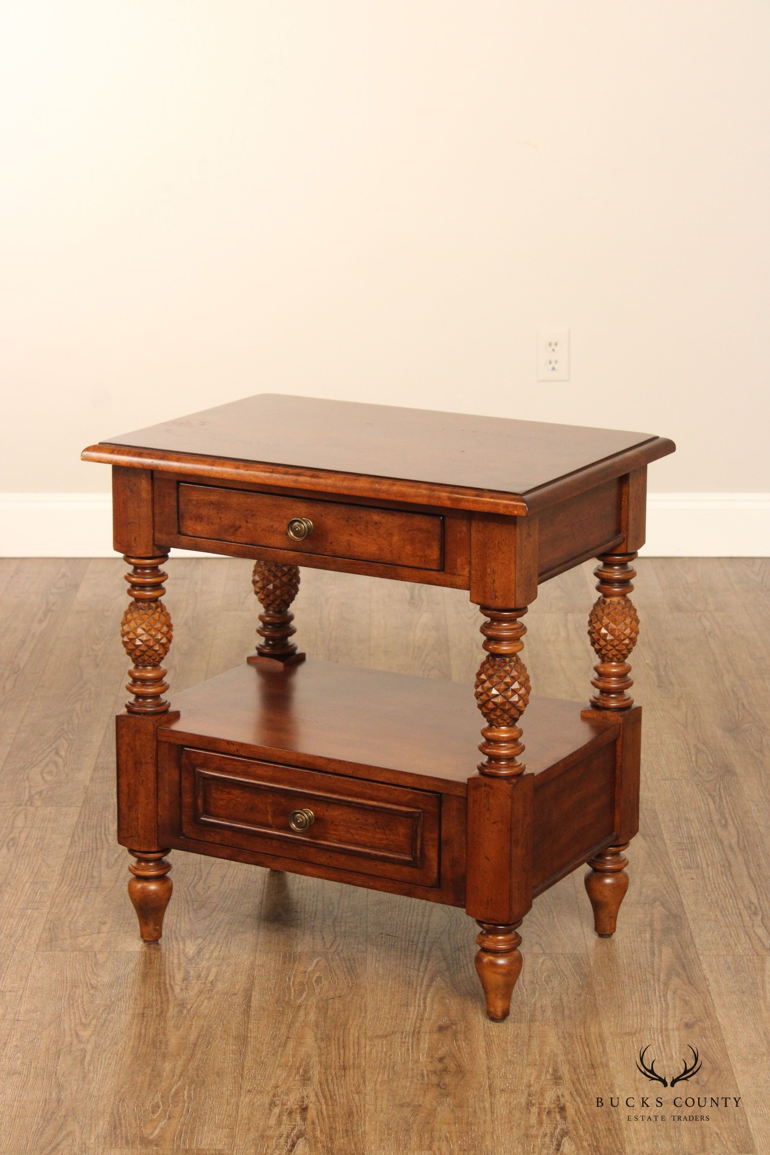 Stanley Furniture Traditional Two Tier End Table