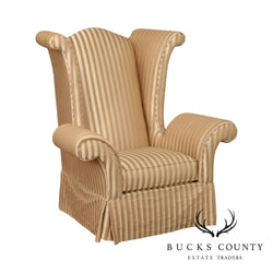 Schnadig Dramatic Wing Back Chair