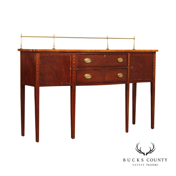 Ethan Allen 18th Century Collection Hepplewhite Style Inlaid Mahogany Sideboard