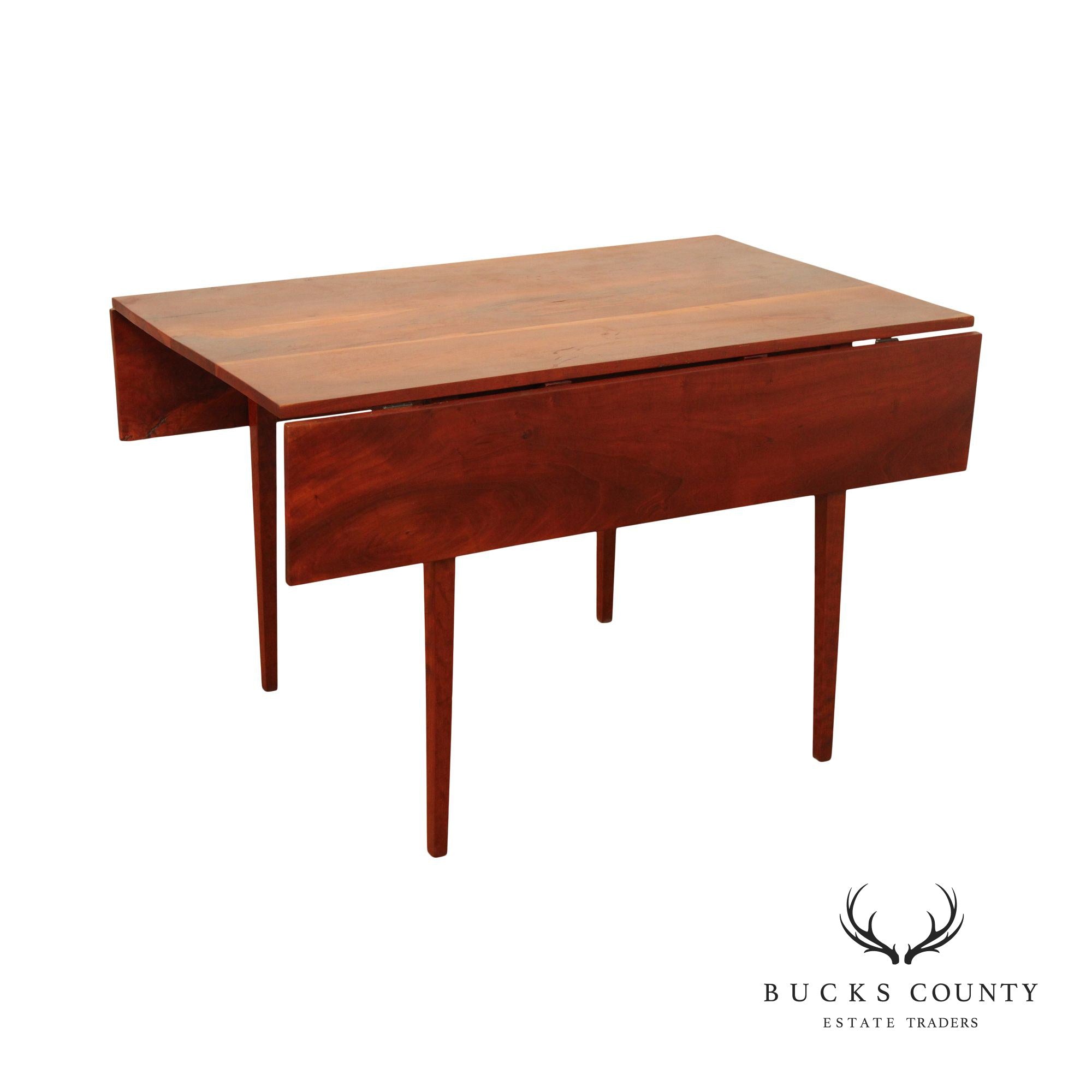 Ray Curran Studio Made Walnut Drop Leaf Dining Table