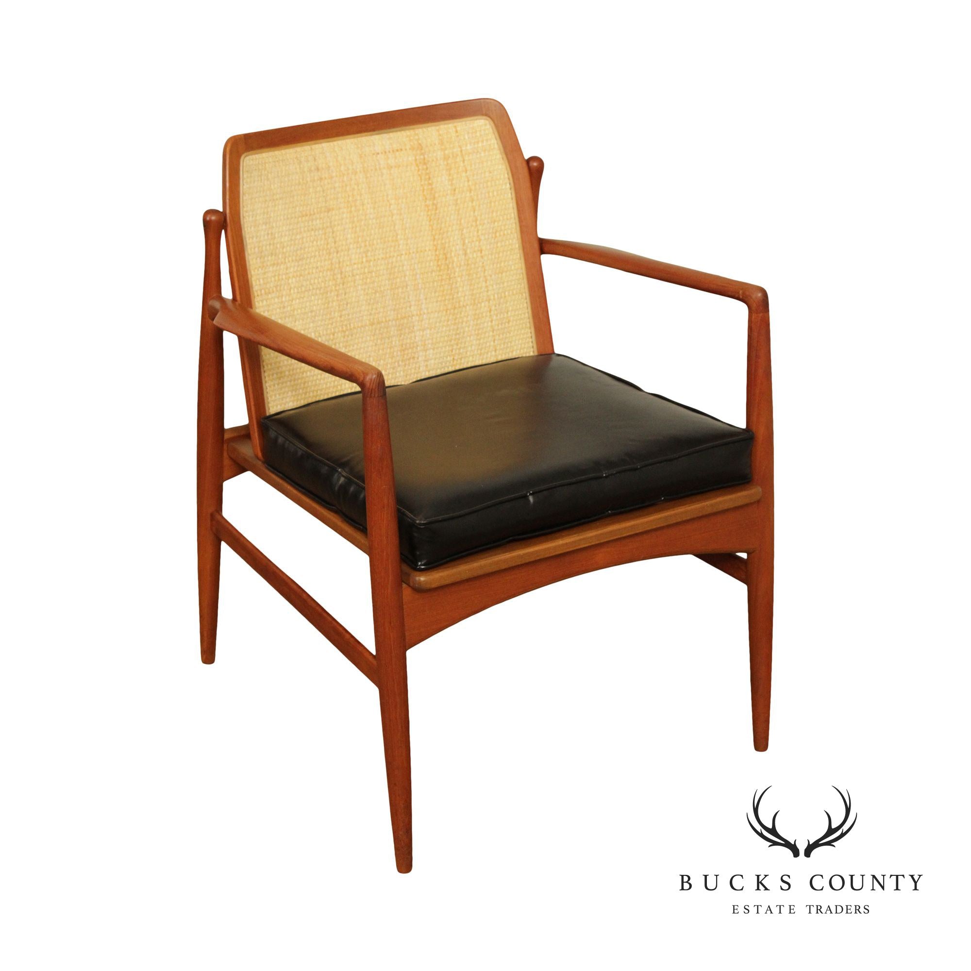 Ib-Kofod Larsen for Selig Danish Modern Teak Lounge Chair