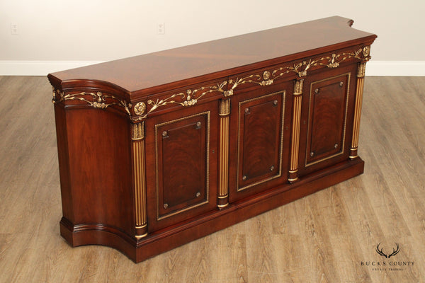 EJ Victor Regency Style Mahogany And Gilt Sideboard