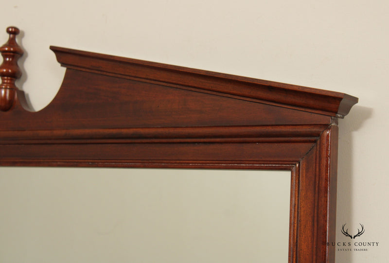 Chippendale Style Carved Cherry Over-Mantel Mirror