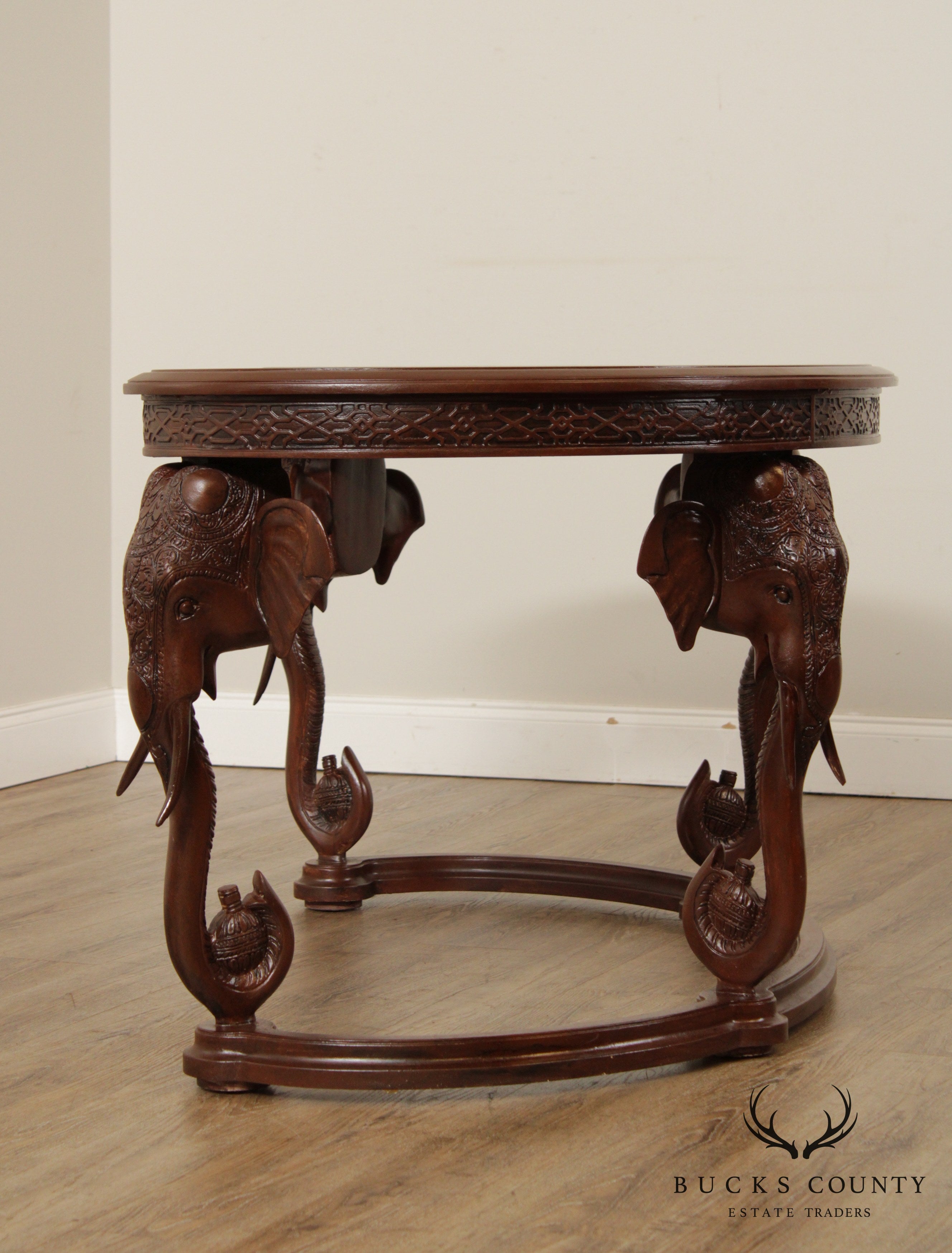 Gampel Stoll Hollywood Regency Style Elephant Desk