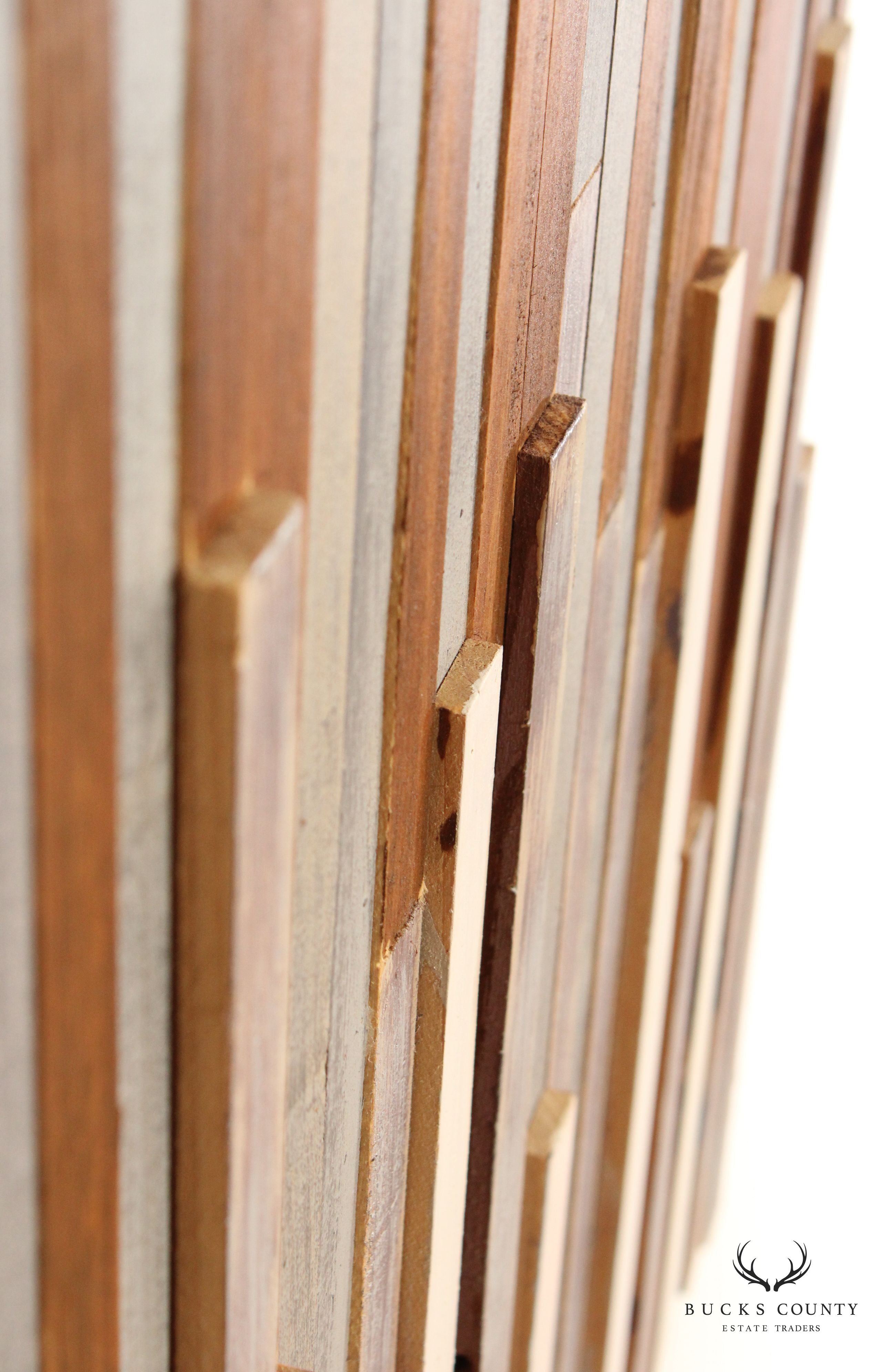 Postmodern Reclaim Wood Decorative Wall Panel