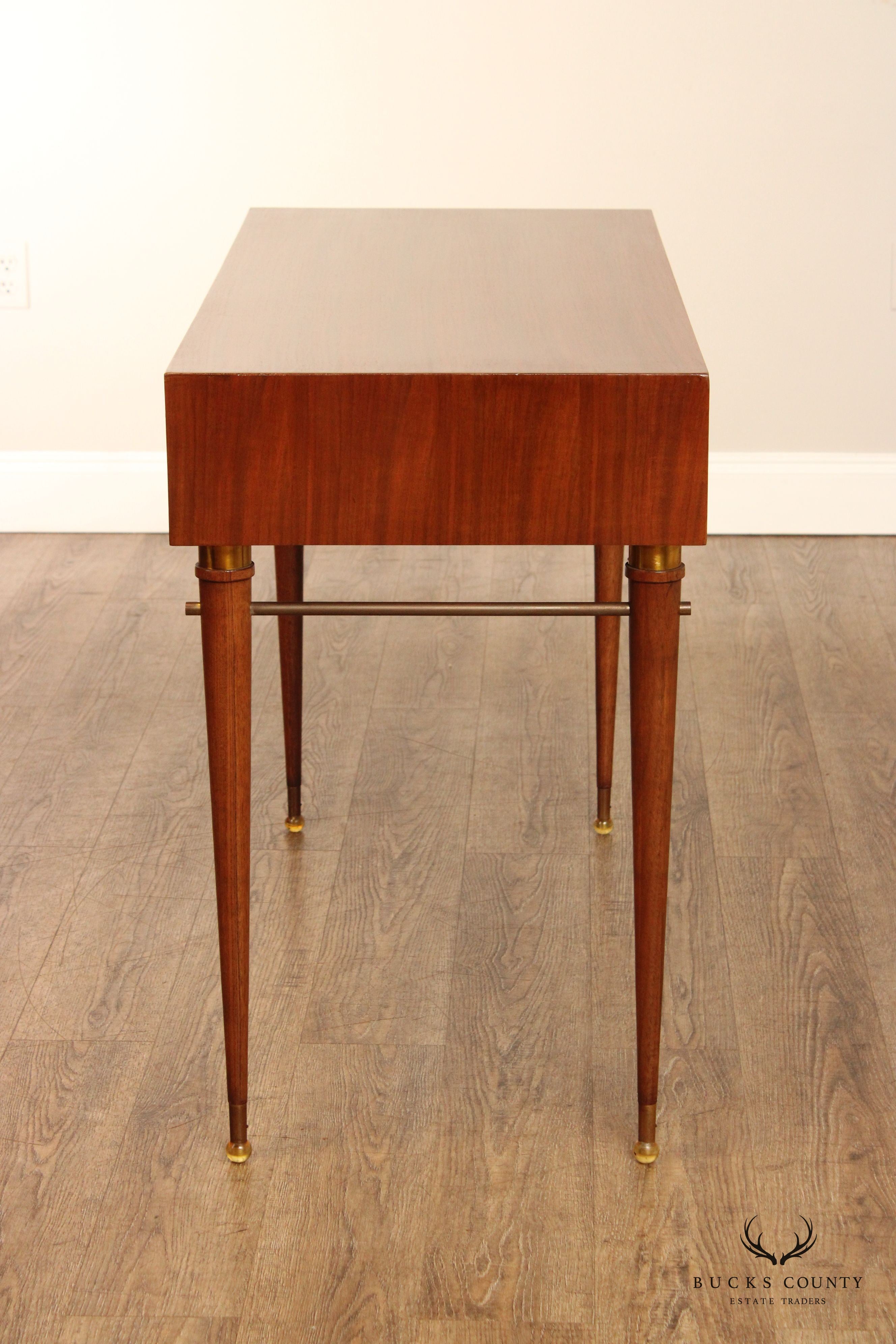 Mid Century Modern Walnut Writing Desk