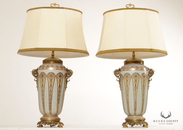 Wildwood Lamps Pair of Urn Form Table Lamps