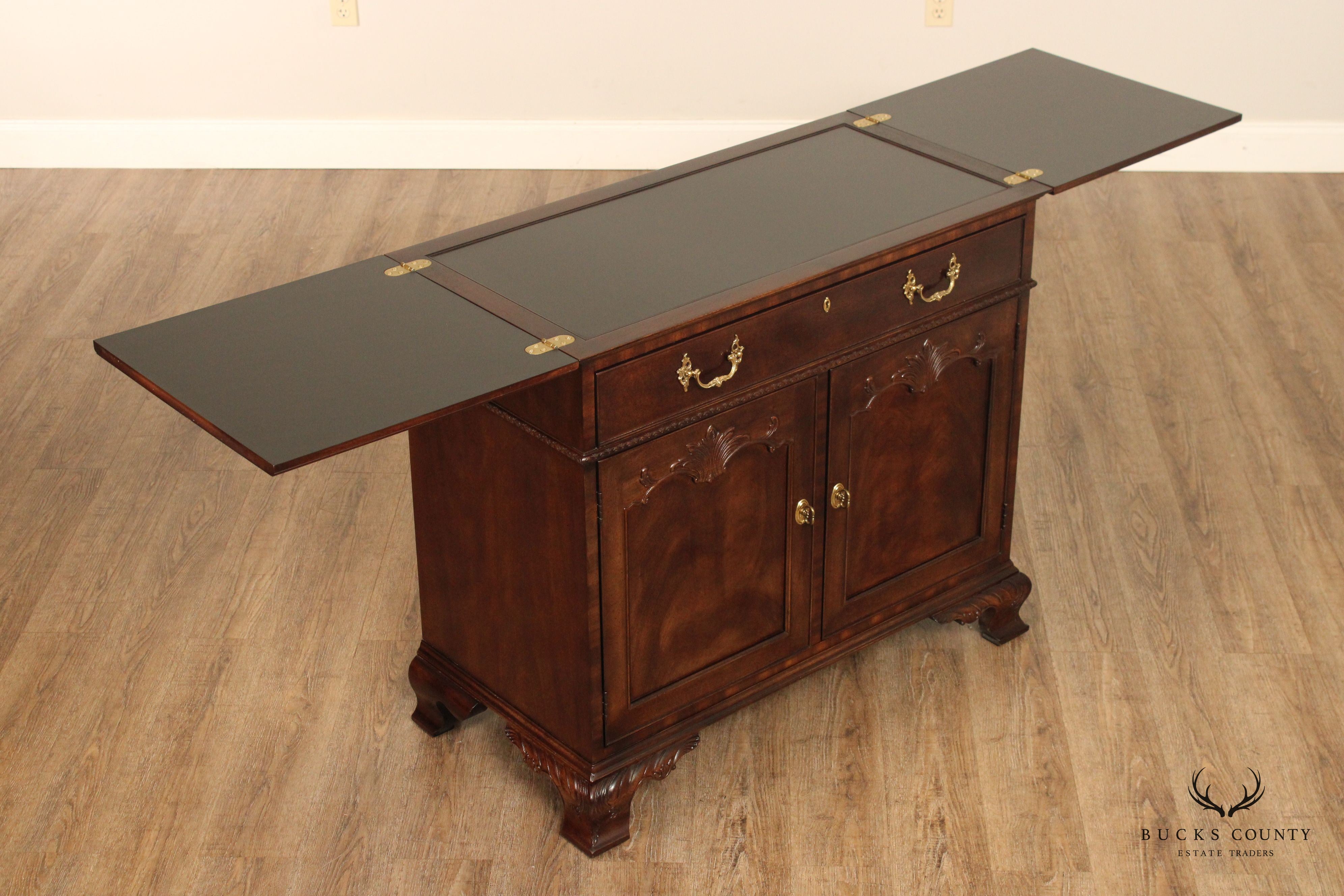 Henredon Rittenhouse Square Collection Mahogany Flip Top Server