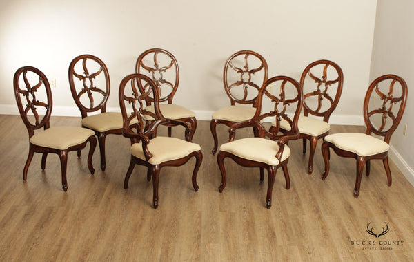Henredon French Régence Style Set of 8 Dining Chairs