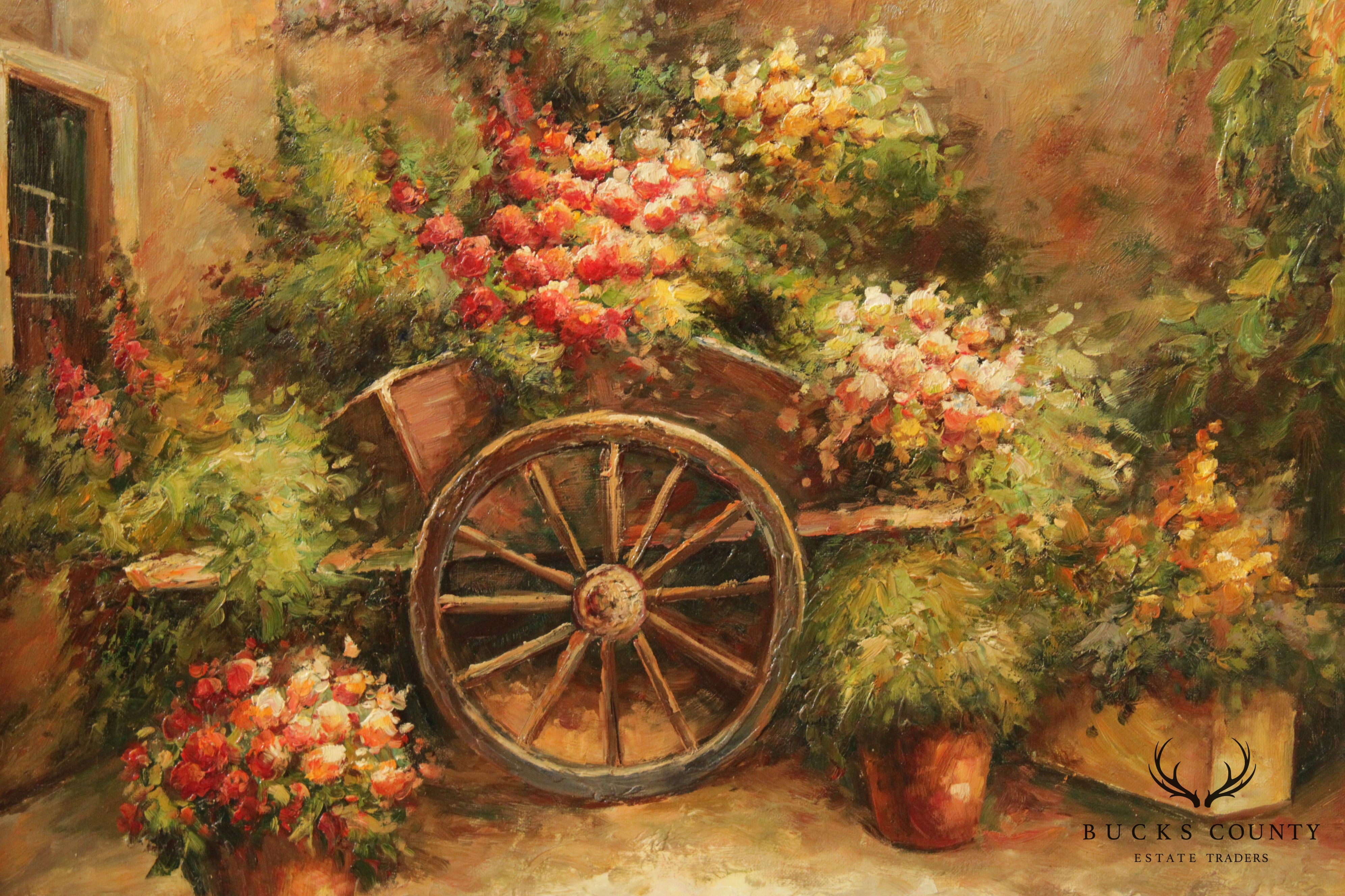 Prestige Arts Flower Garden Still Life Painting