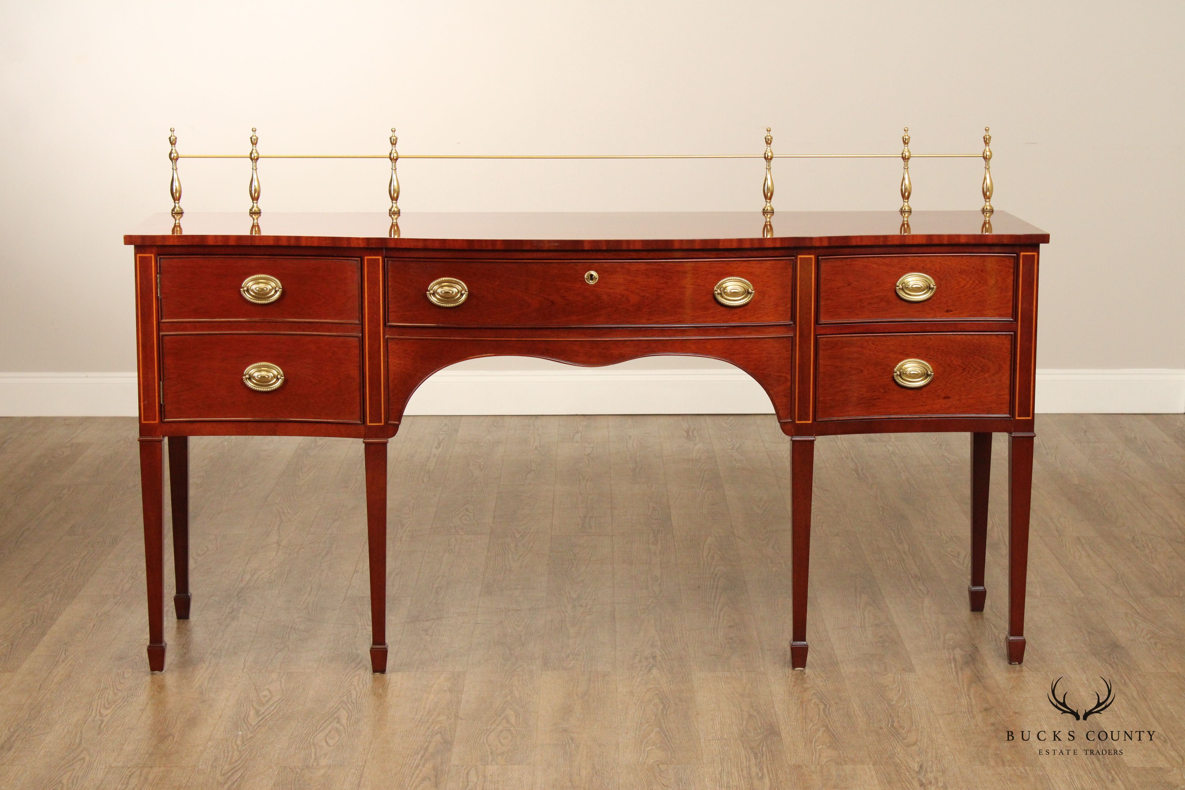 Kindel Furniture Hepplewhite Style Mahogany Sideboard