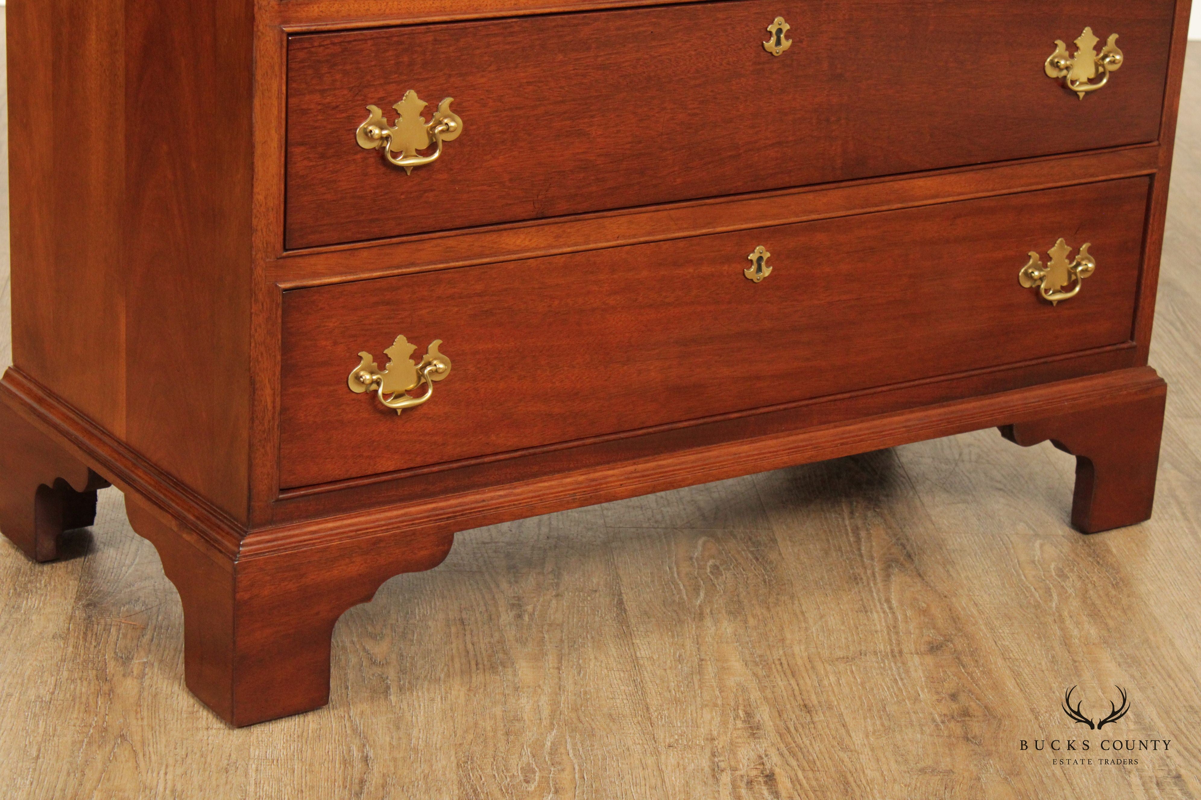 Stickley Chippendale Style Cherry Chest of Drawers