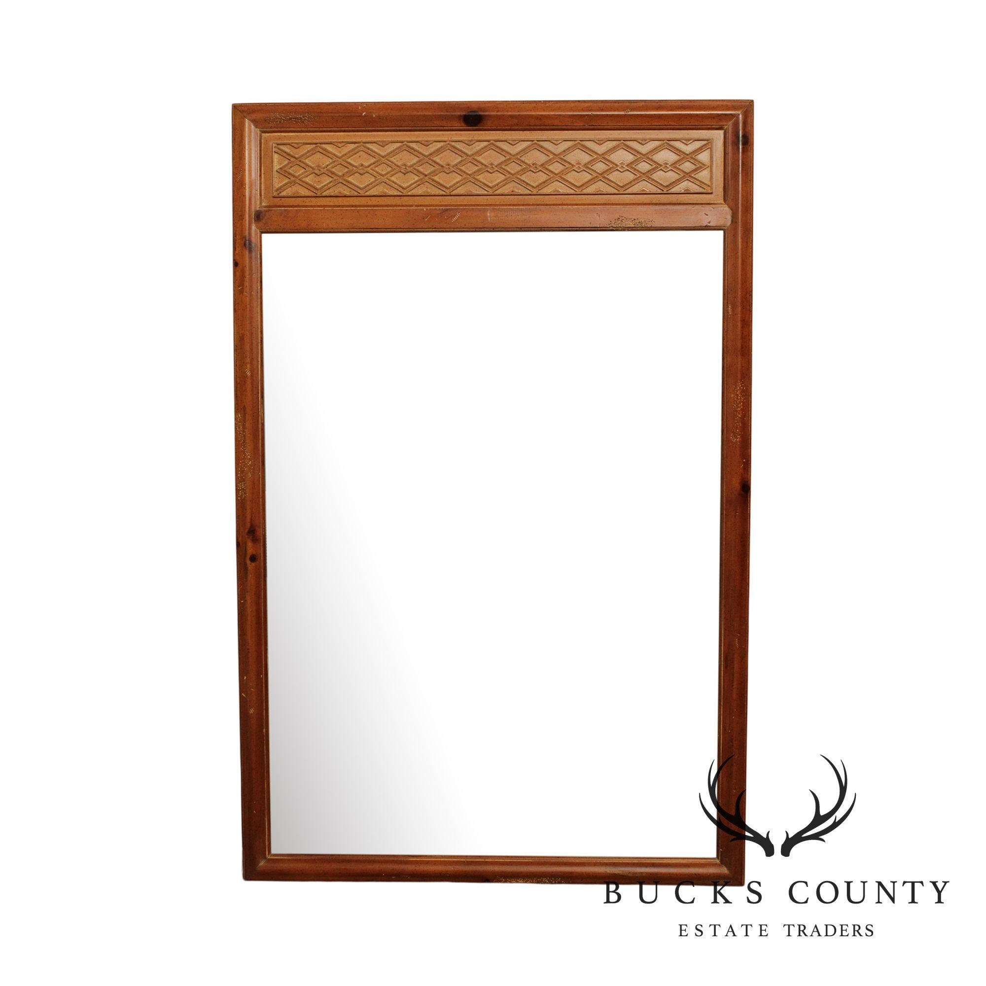 Henredon Vintage Pine Frame Mirror