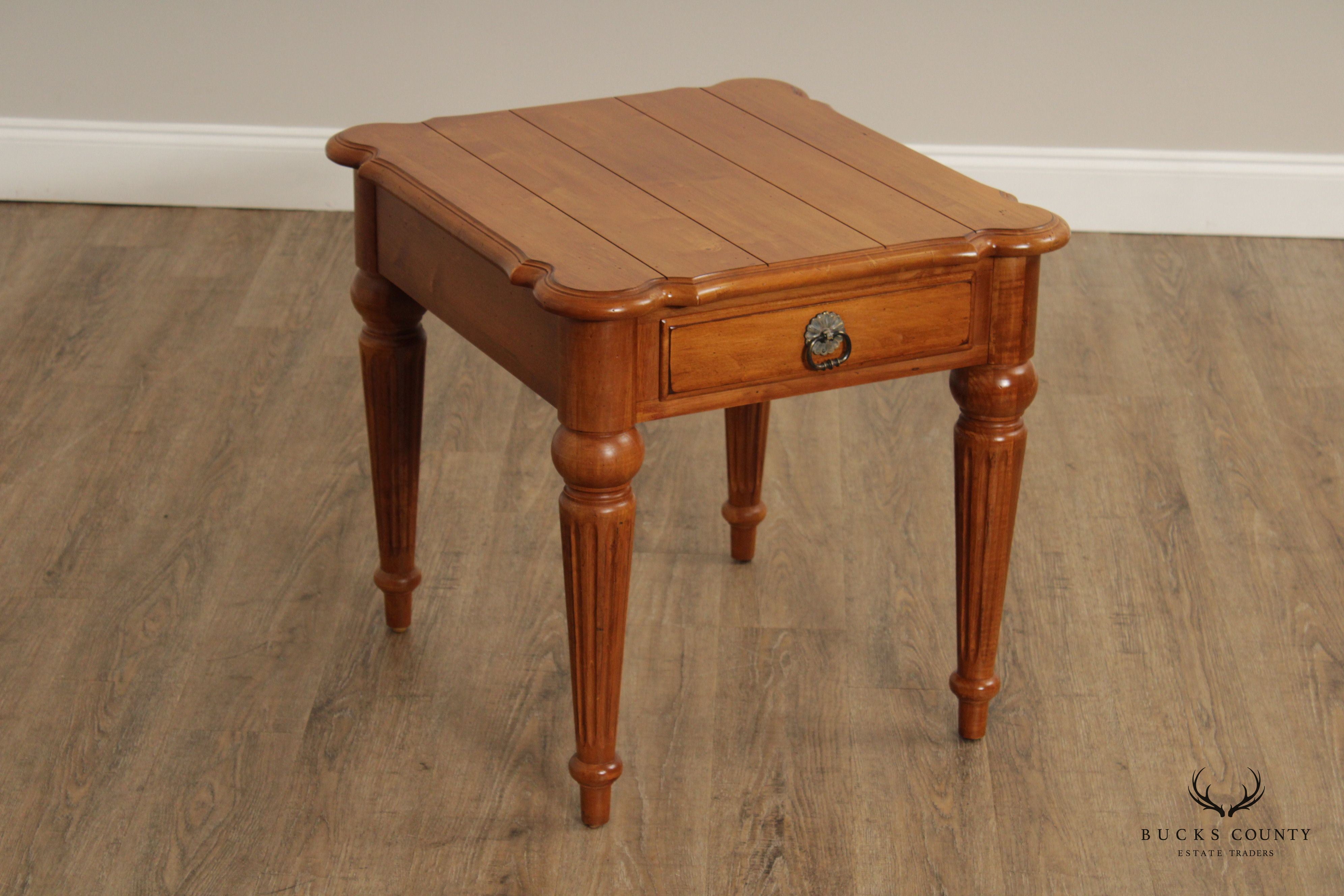 Ethan Allen French Louis XVI Style 'Legacy' Maple End Table