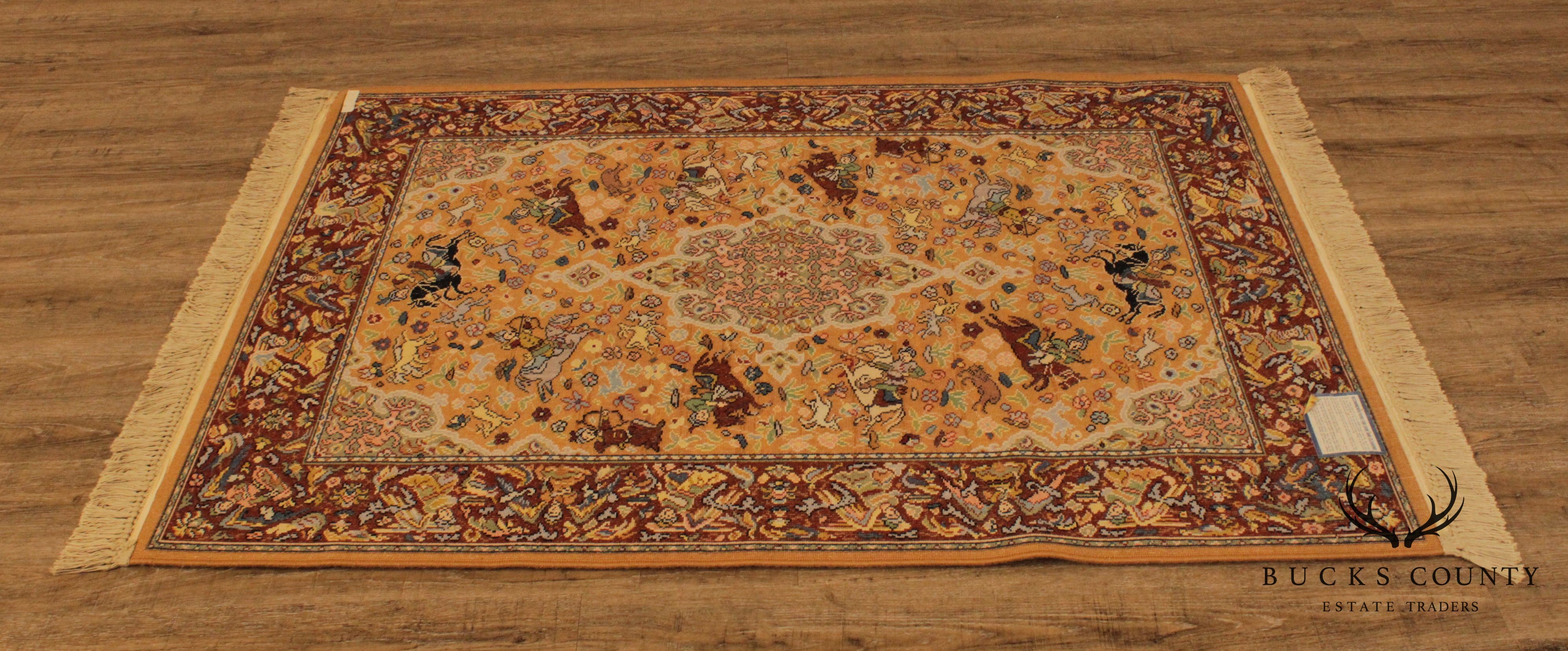 Karastan Persian Tabriz Hunt Scene 6' x 4' Area Rug