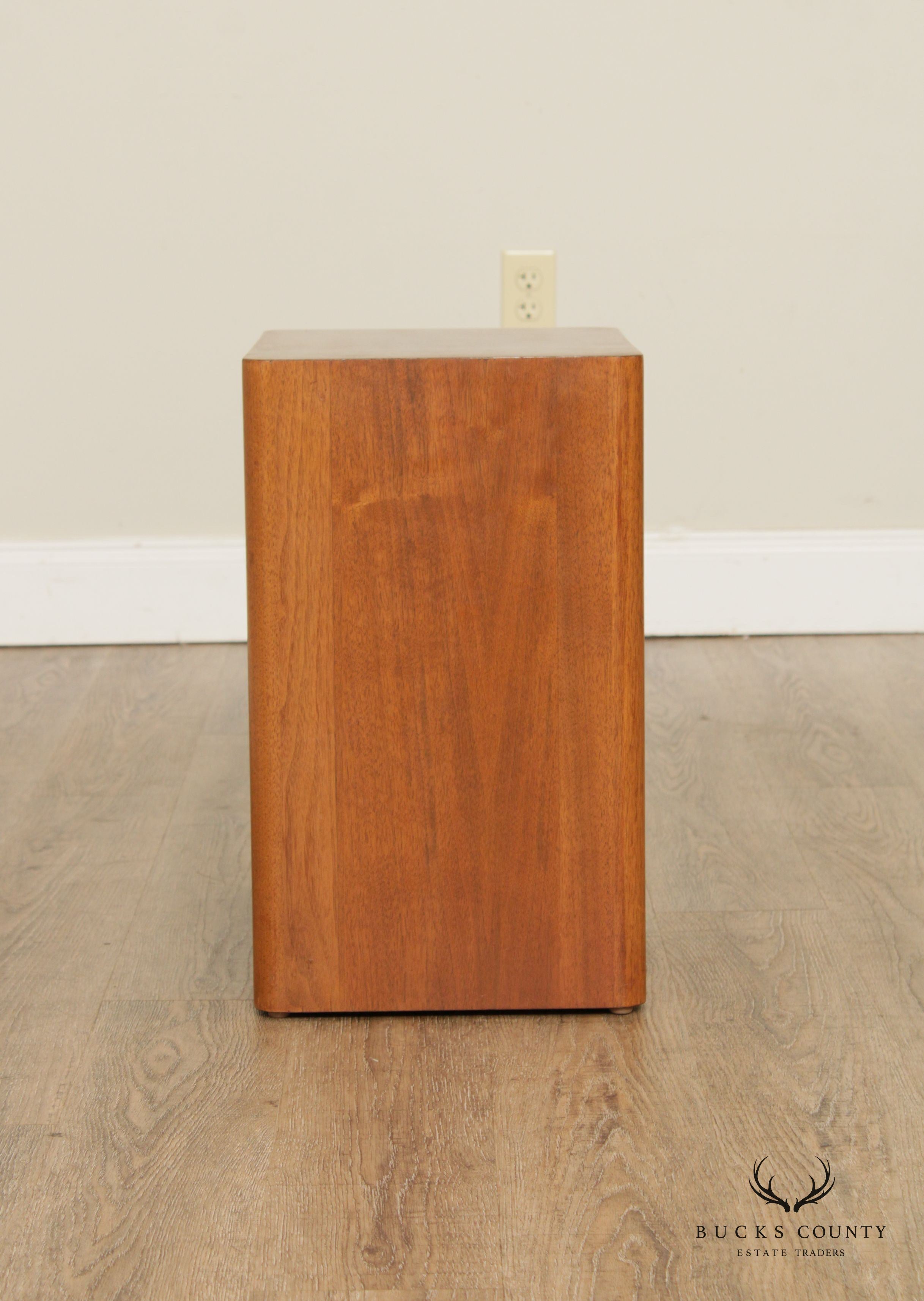 Mid Century Danish Modern Style Walnut End Table