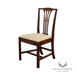 Biggs Furniture Chippendale Style Solid Mahogany Side Chair