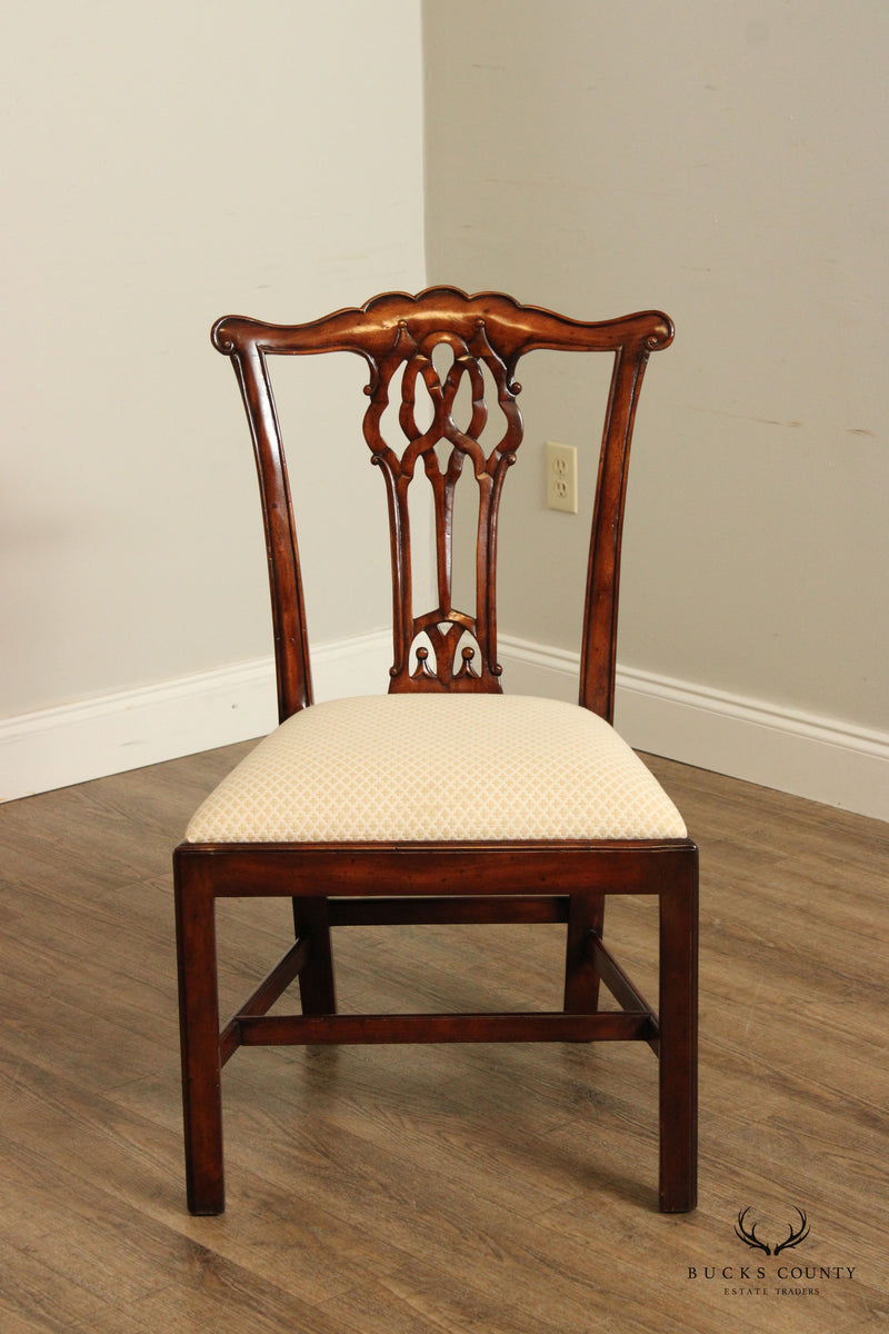 Theodore Alexander Althorp Collection Set of Eight Mahogany Dining Chairs