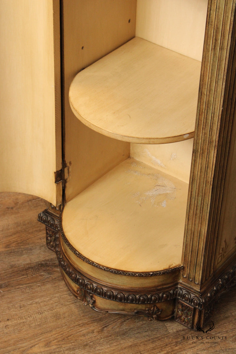 Pulaski French Style Paint Decorated Pedestal Chest