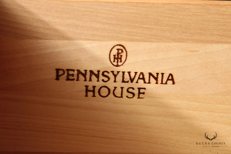 Pennsylvania House Georgian Style Cherry Armoire Door Chest