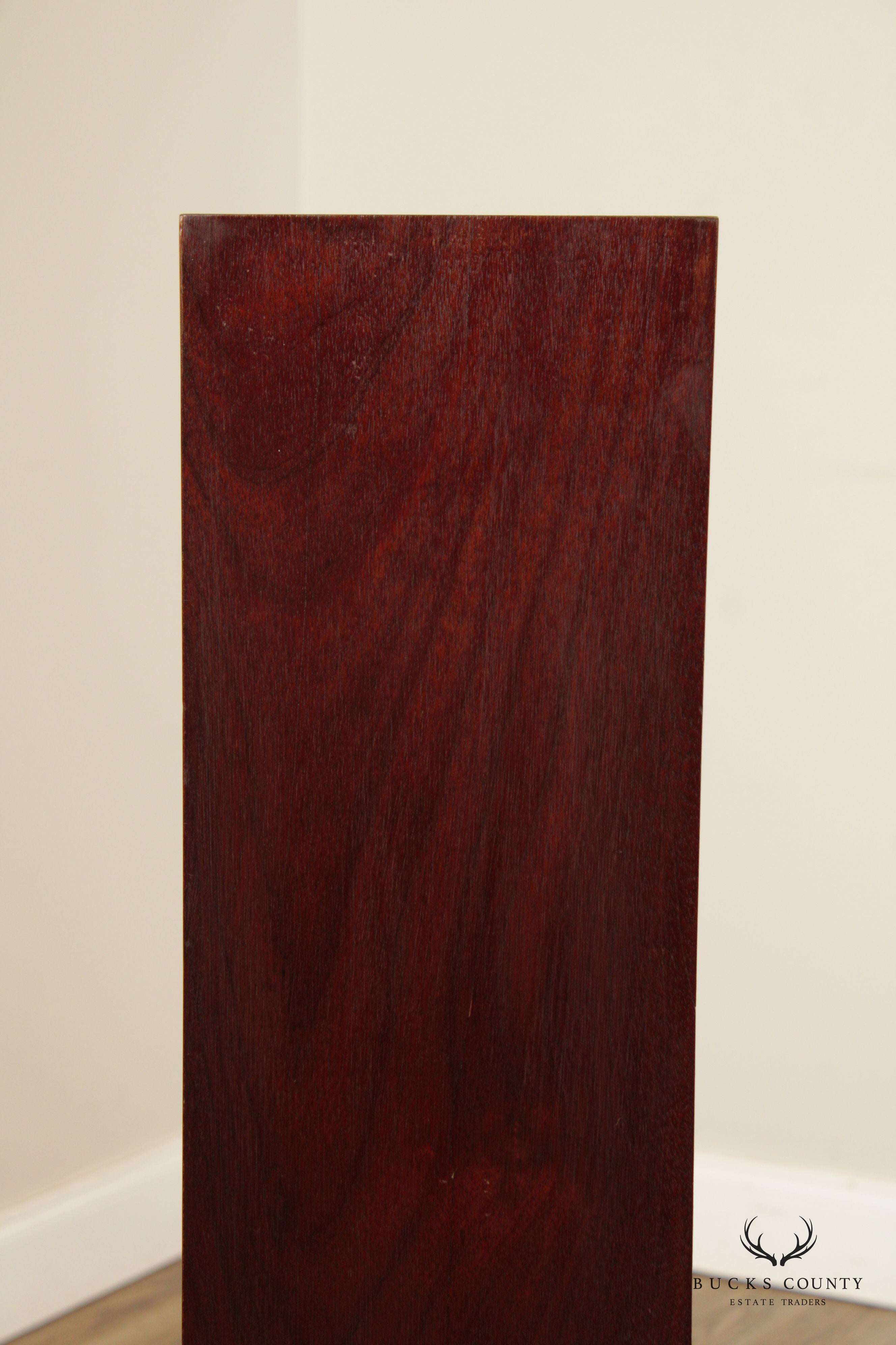 Mid Century Modern Rosewood Sculpture Pedestal