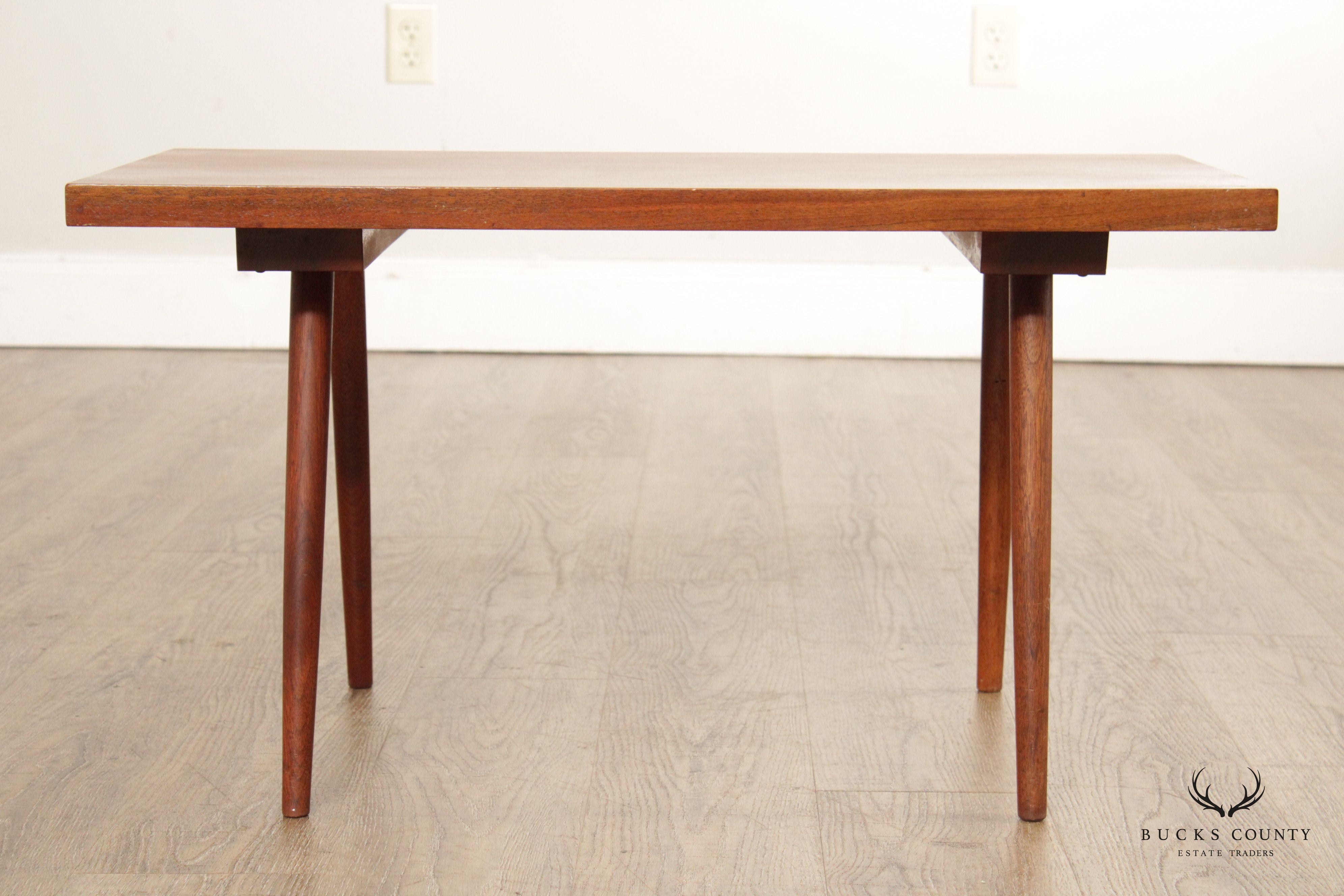 New Hope School Mid Century Walnut Coffee Table