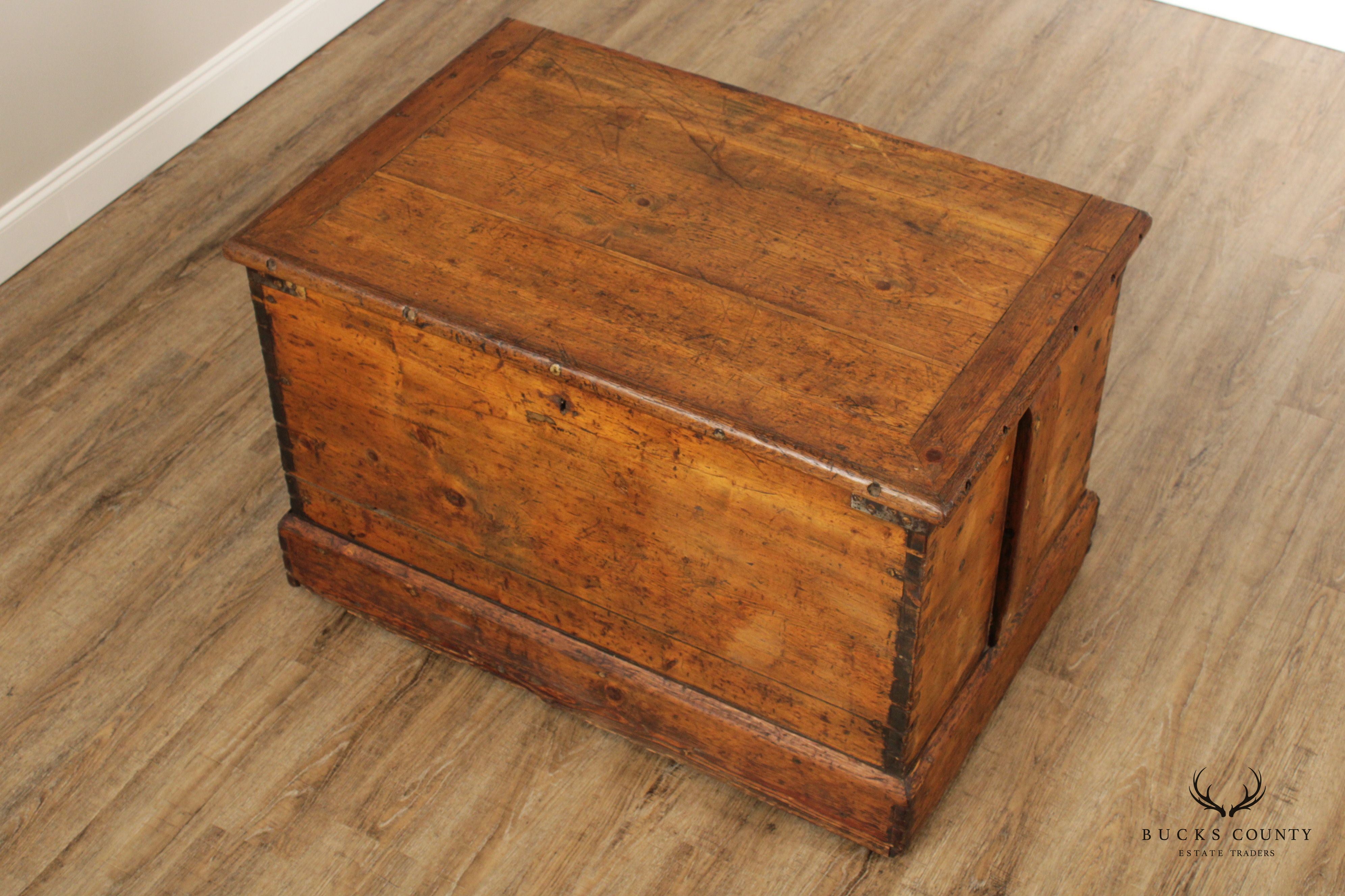 Antique English Carpenter's or Cabinetmaker's Tool Chest