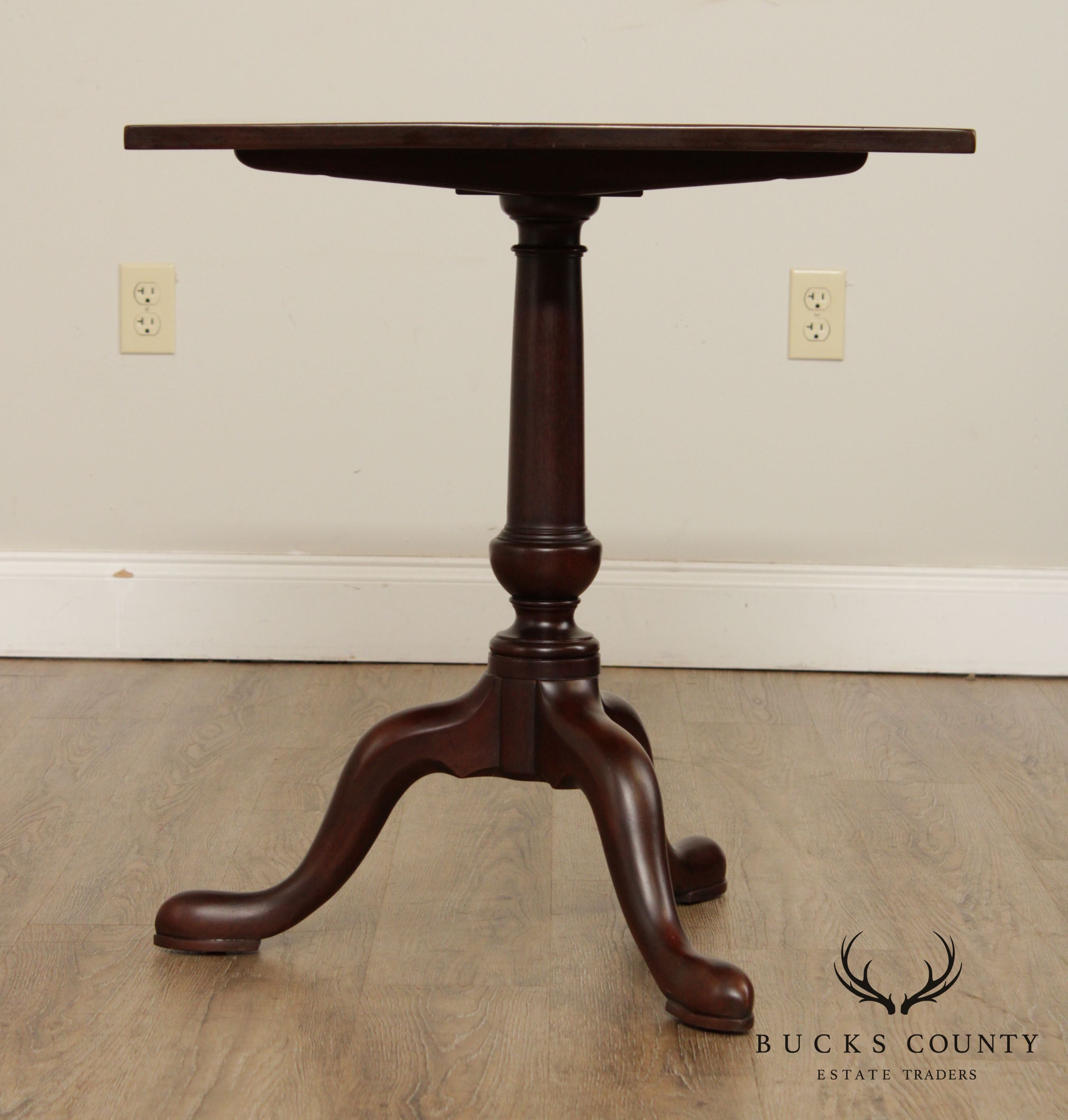 Kittinger Williamsburg Adaptation Mahogany Square Side Table