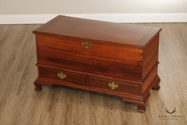 Antique American Chippendale Period Walnut Blanket Chest