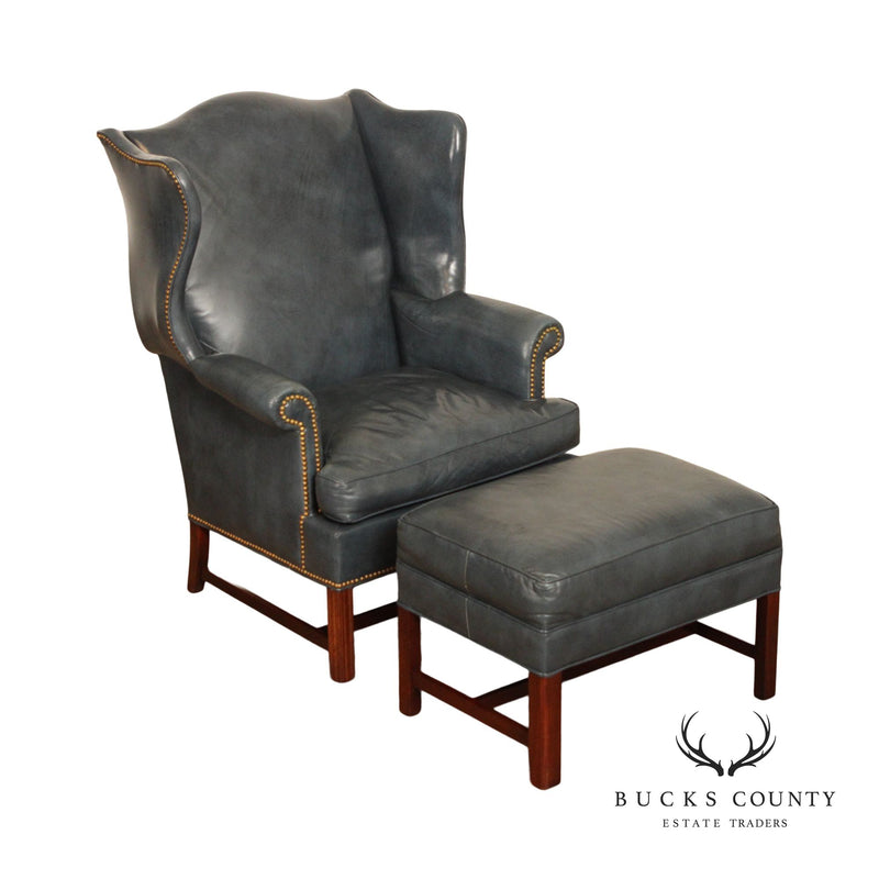 Harden wingback chair online and footstool