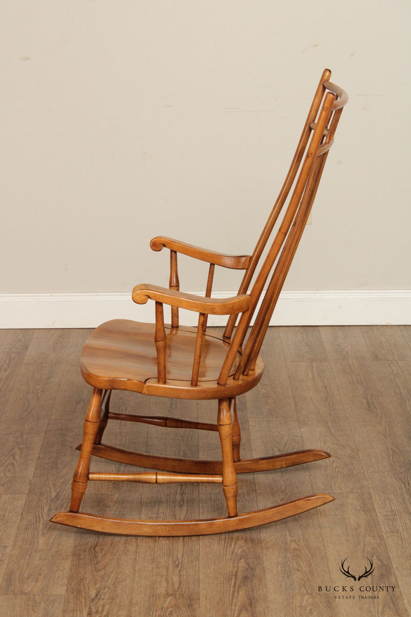 Ethan Allen Windsor Style Maple Rocking Chair